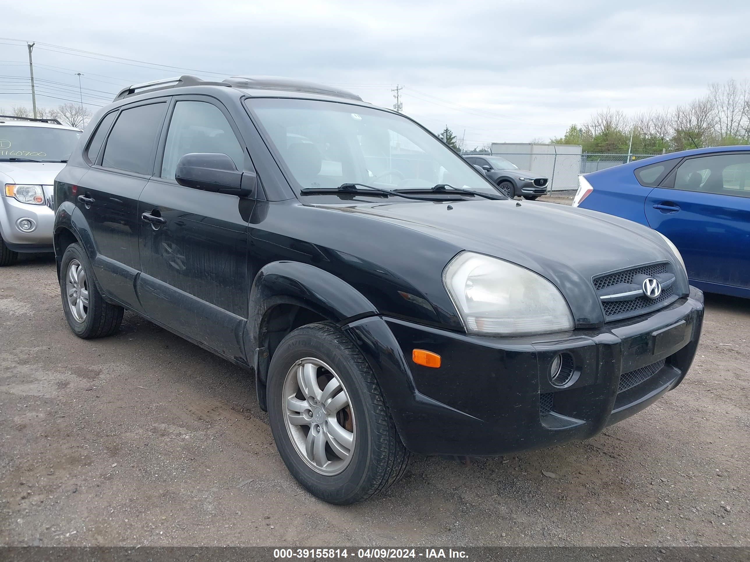 hyundai tucson 2006 km8jn72d96u316010