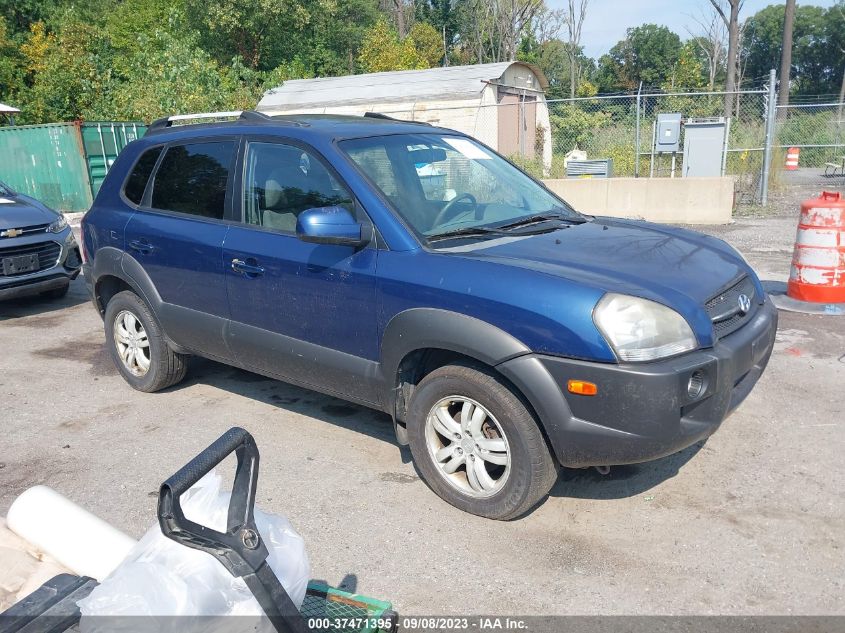 hyundai tucson 2006 km8jn72d96u341036