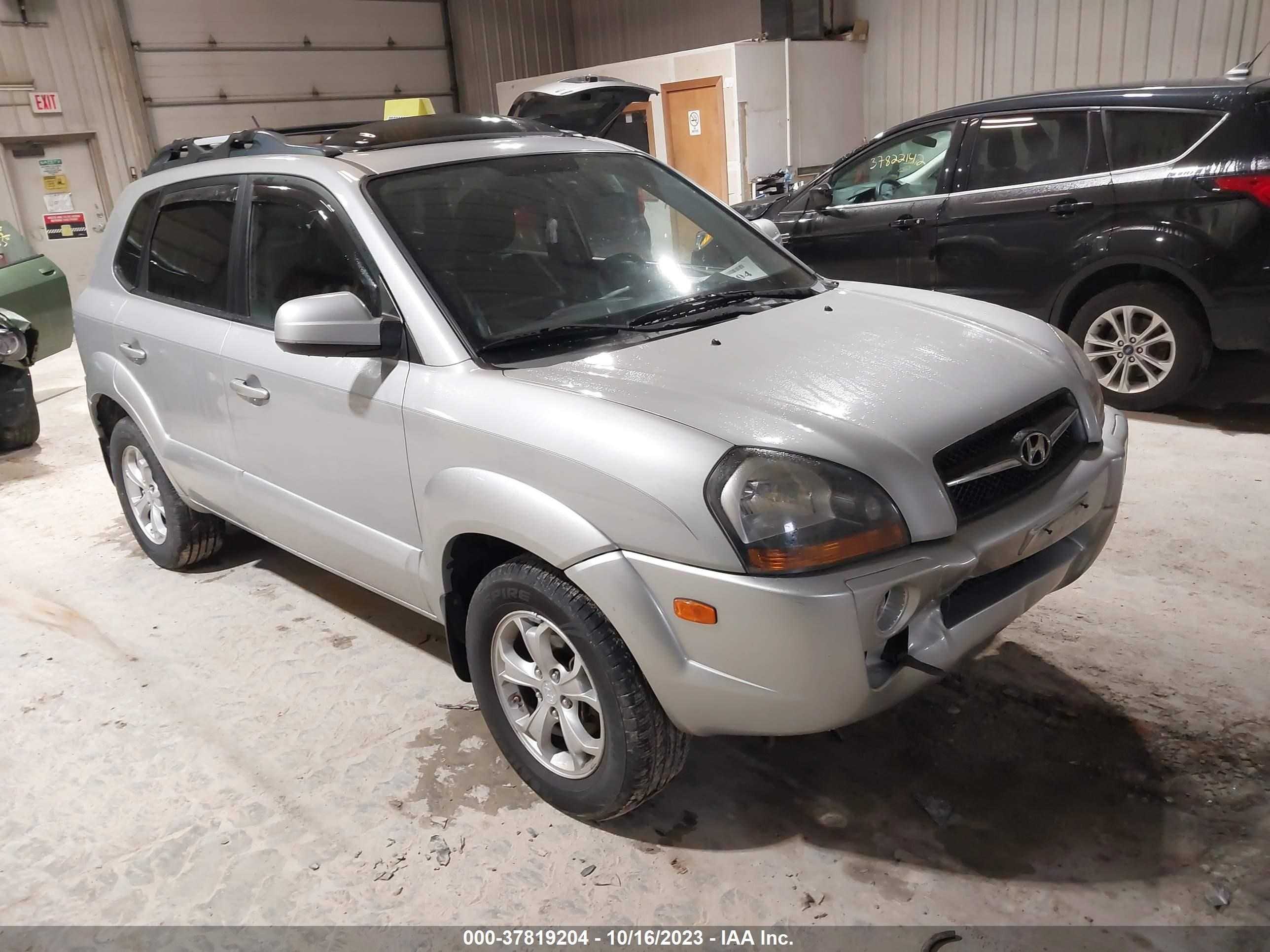 hyundai tucson 2009 km8jn72d99u936263