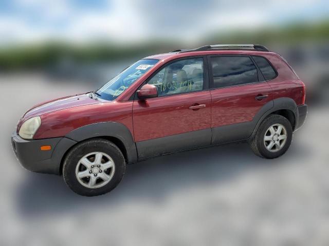 hyundai tucson 2005 km8jn72dx5u127137