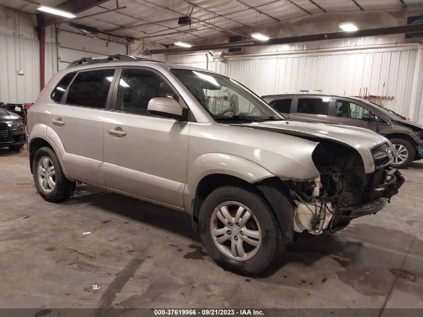 hyundai tucson 2006 km8jn72dx6u250812