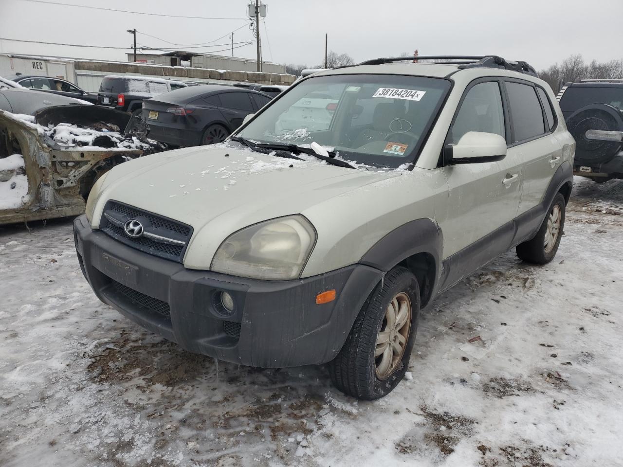 hyundai tucson 2007 km8jn72dx7u487060