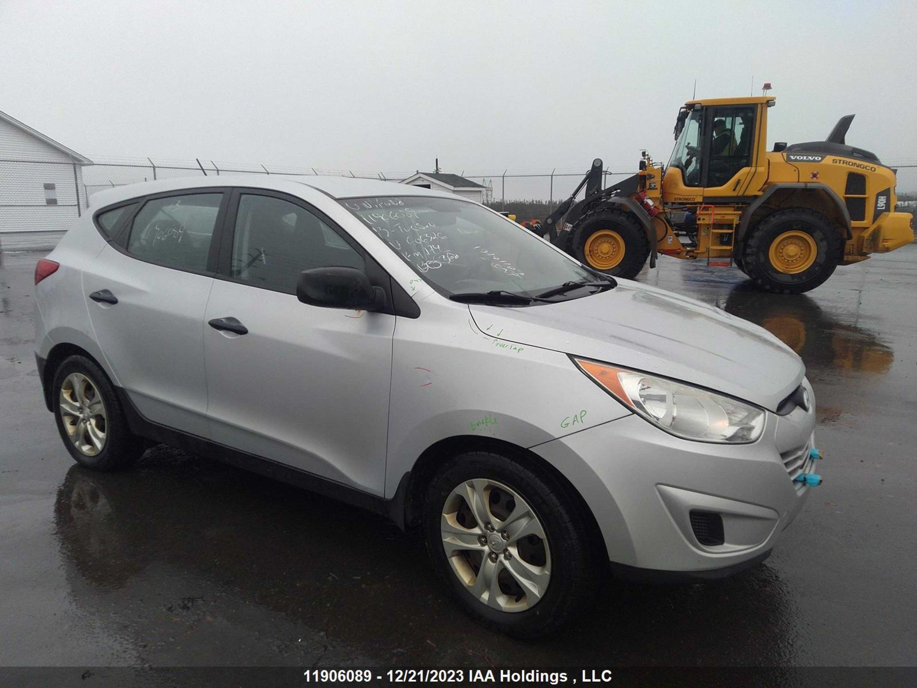 hyundai tucson 2013 km8jtcac1du606326