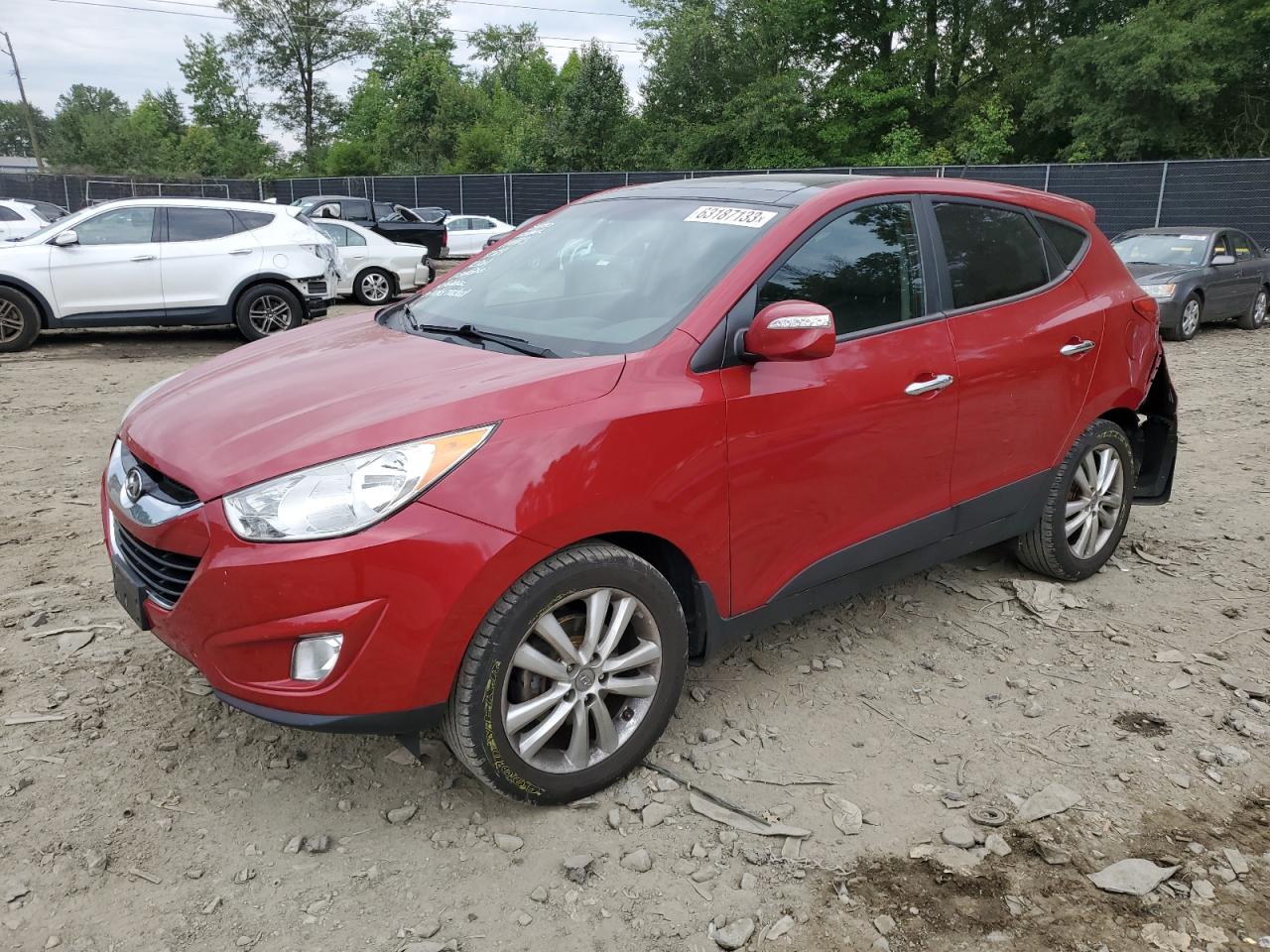 hyundai tucson 2013 km8ju3ac0du675456