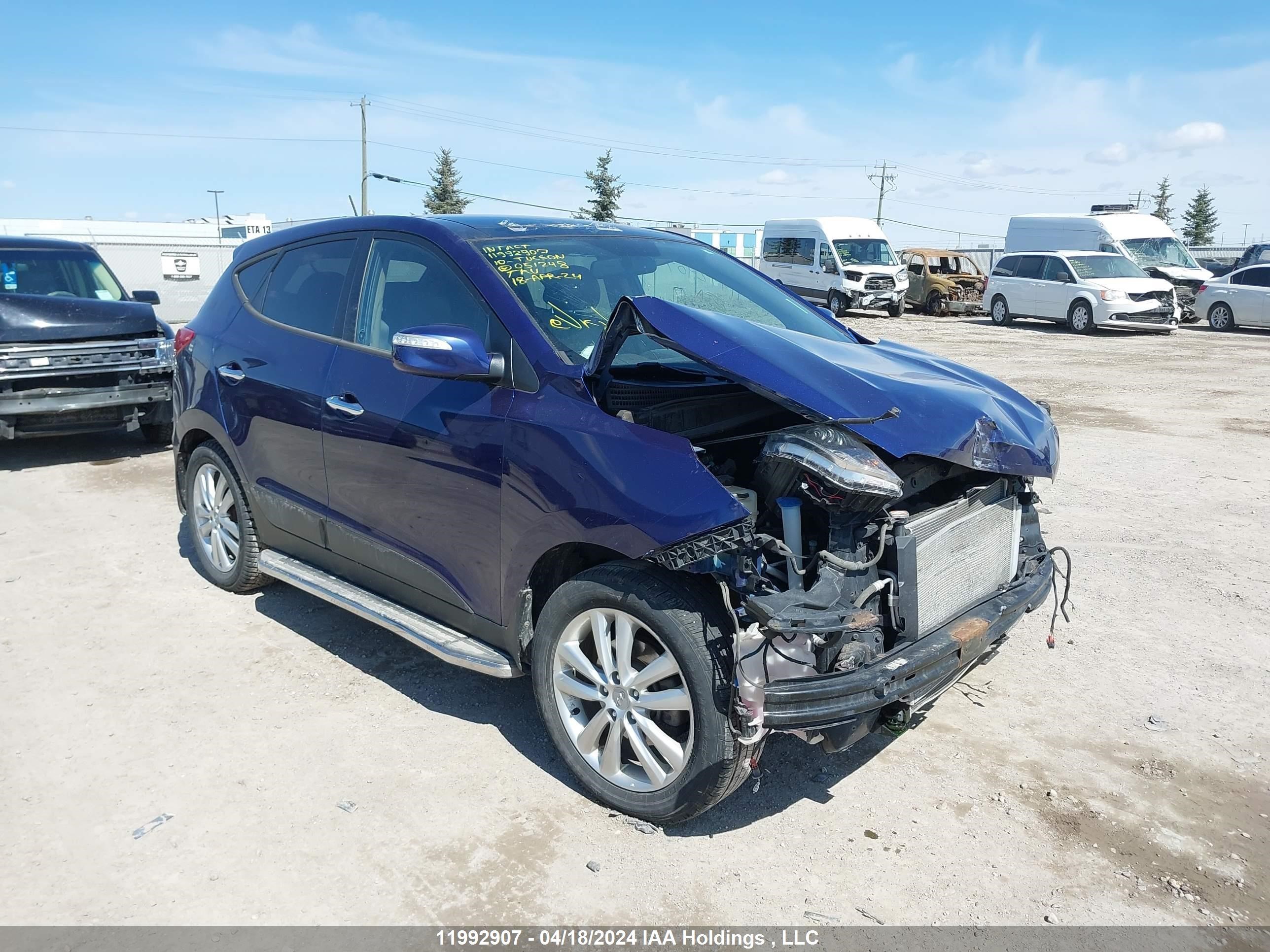 hyundai tucson 2010 km8jucac2au051248