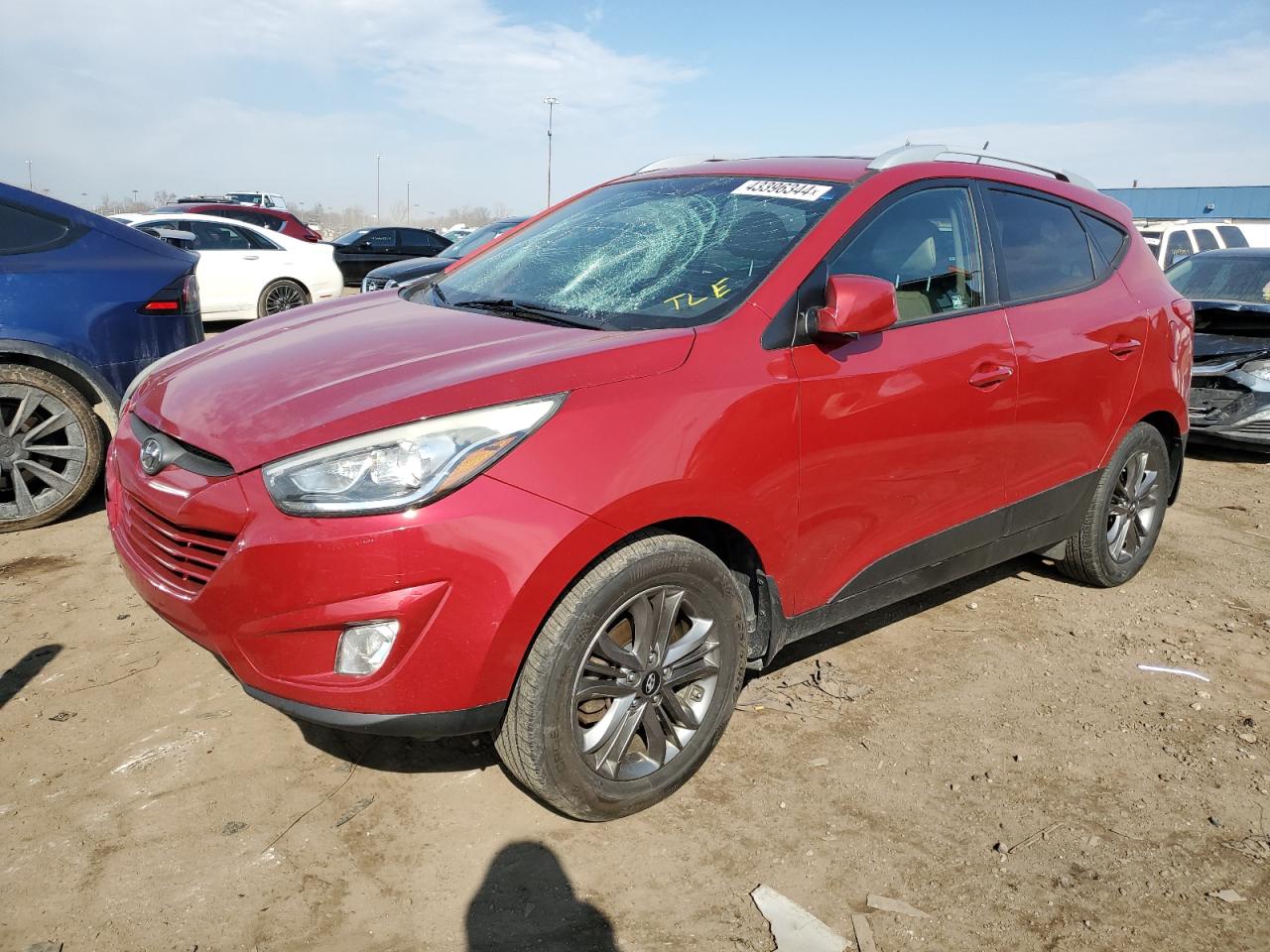 hyundai tucson 2014 km8jucag2eu904689