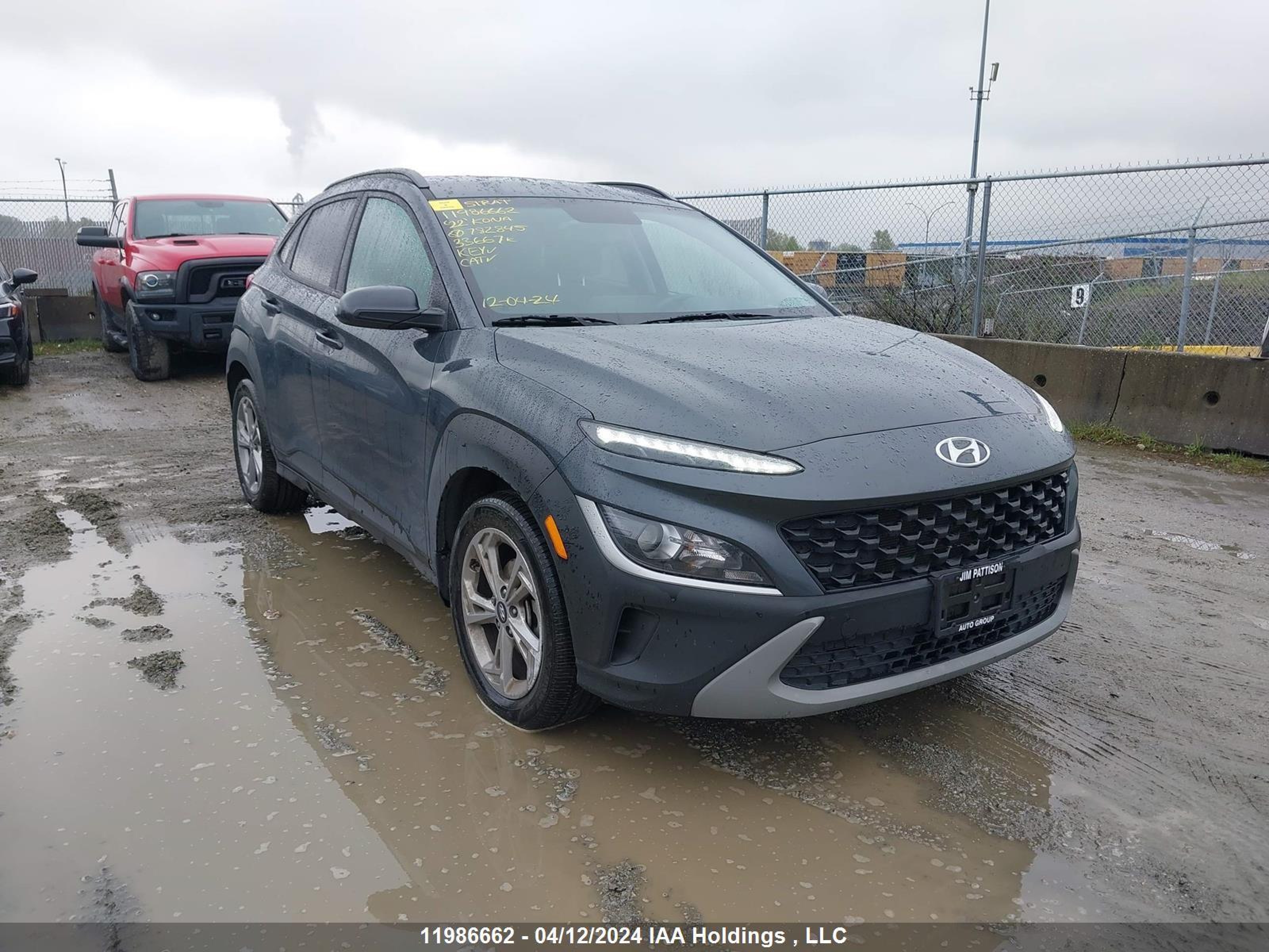 hyundai kona 2022 km8k22ab2nu782845