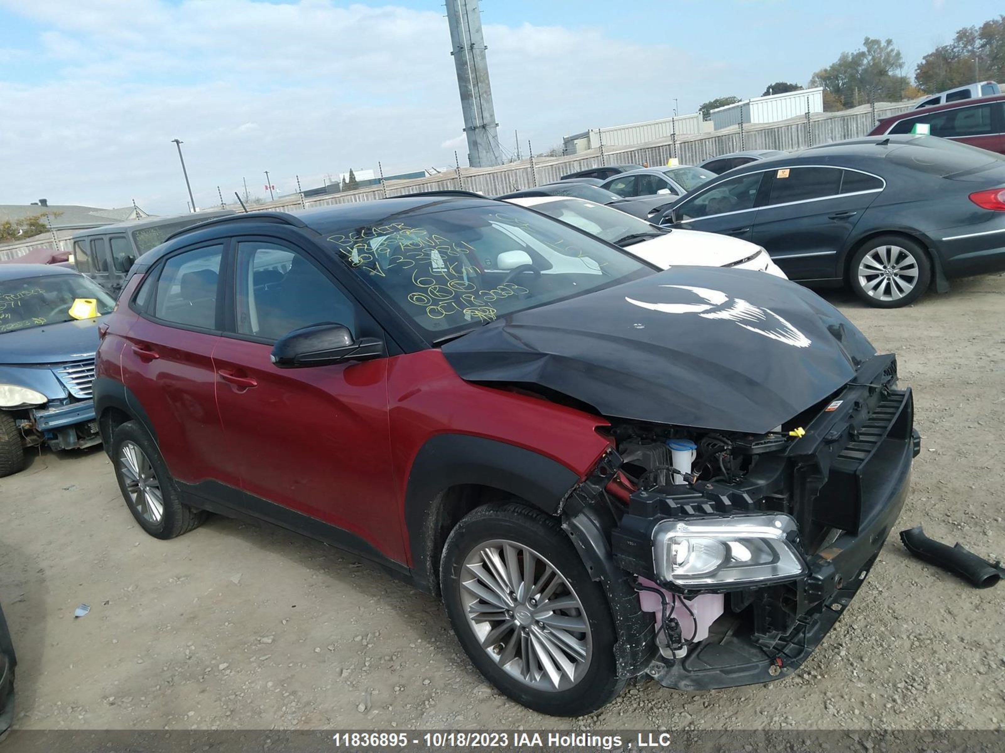 hyundai kona 2019 km8k2caa4ku338861