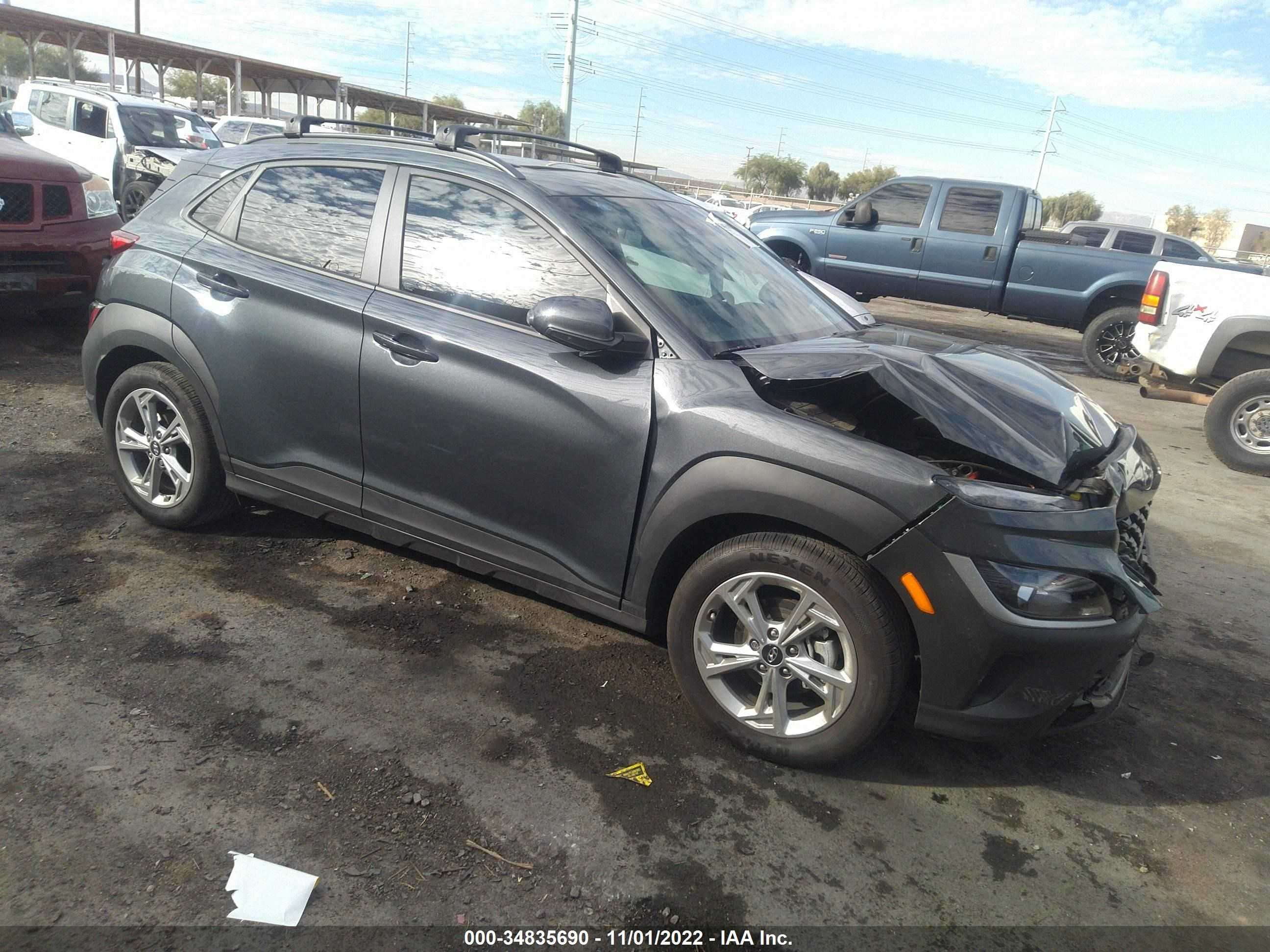 hyundai kona 2022 km8k32ab6nu850089