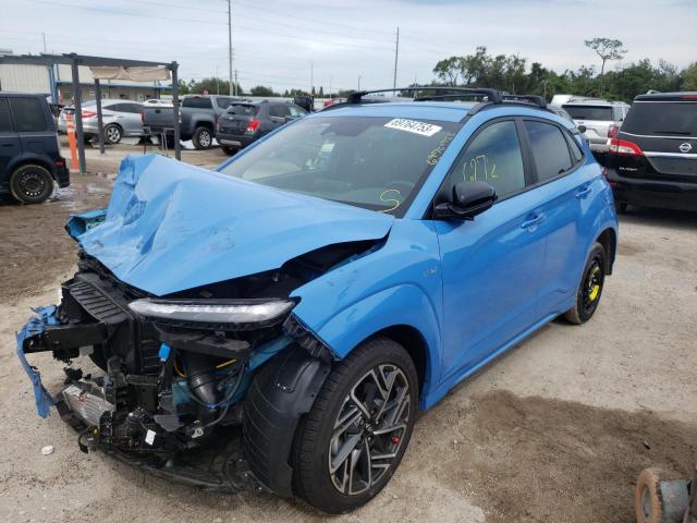 hyundai kona n lin 2022 km8k33a30nu923066