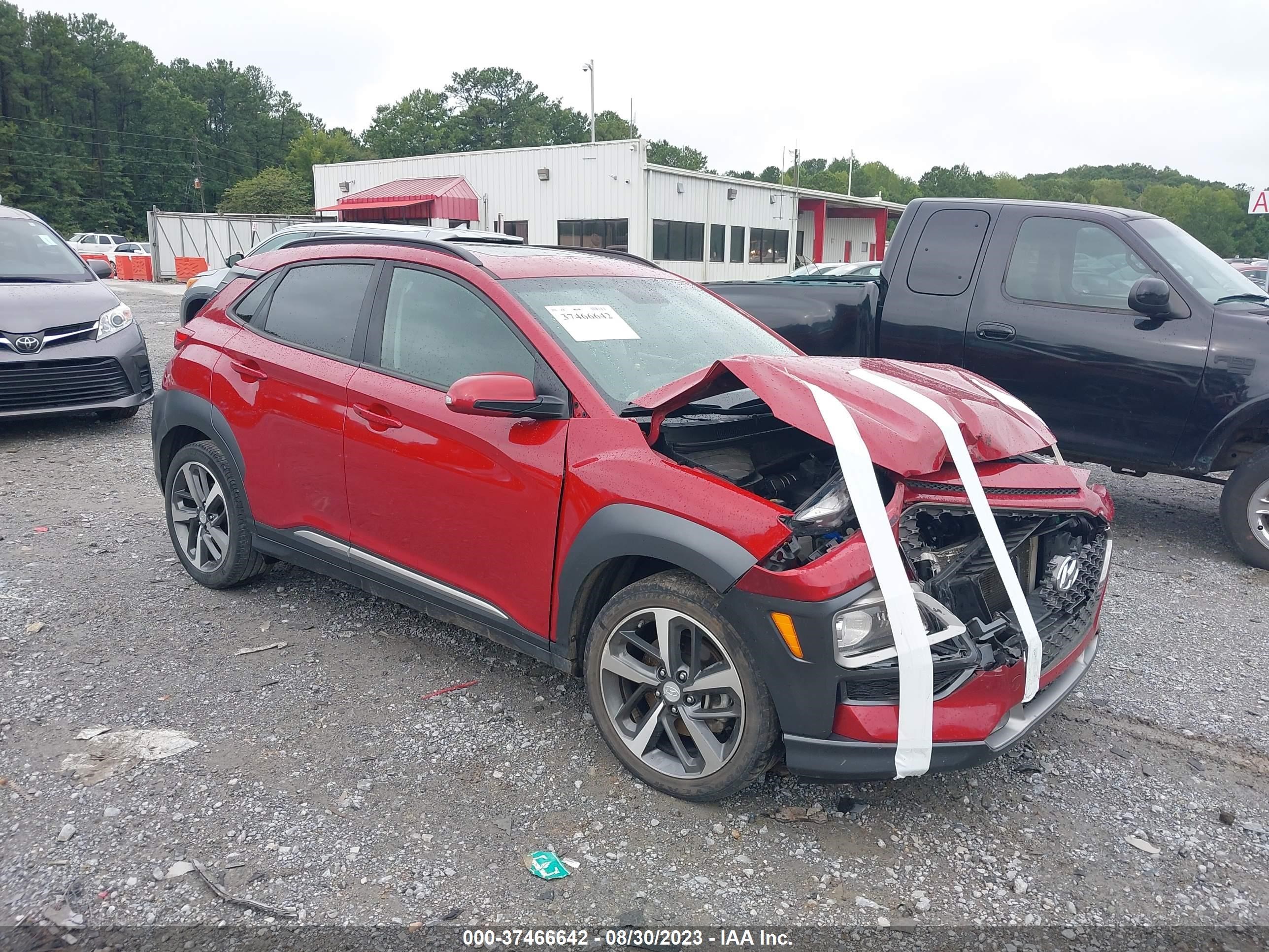 hyundai kona 2018 km8k33a55ju174115