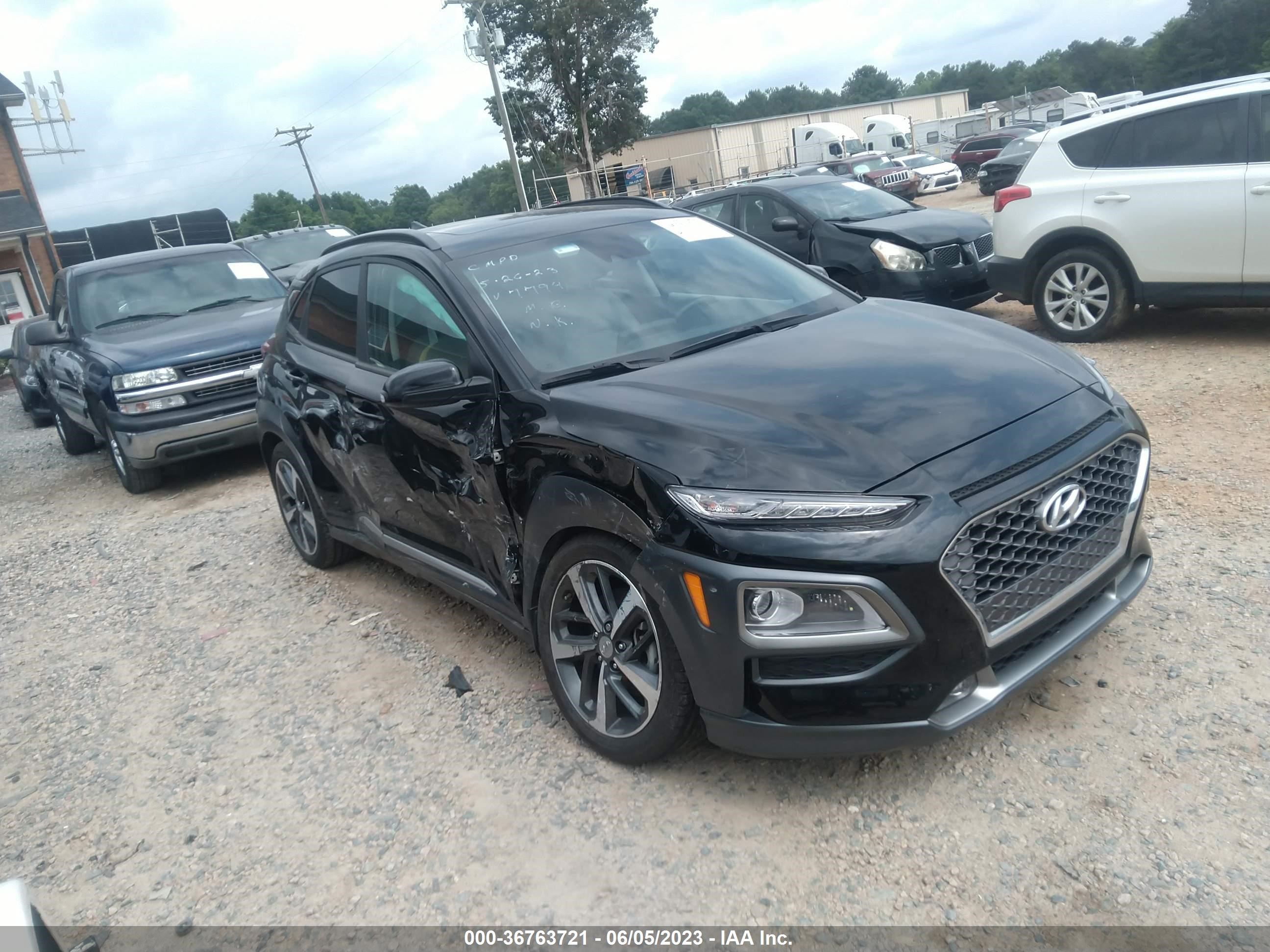 hyundai kona 2021 km8k33a55mu707794