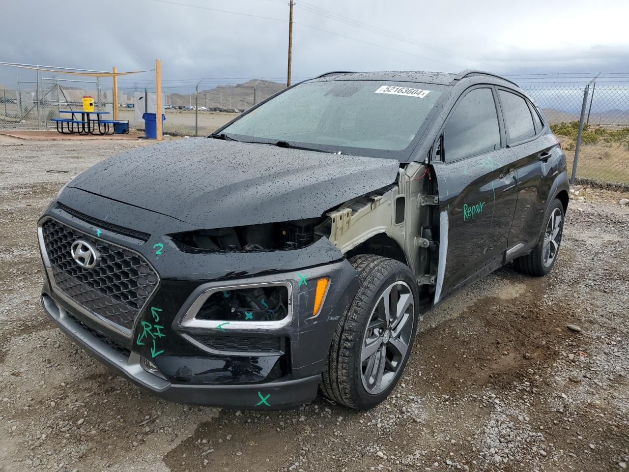 hyundai kona 2019 km8k33a56ku208211