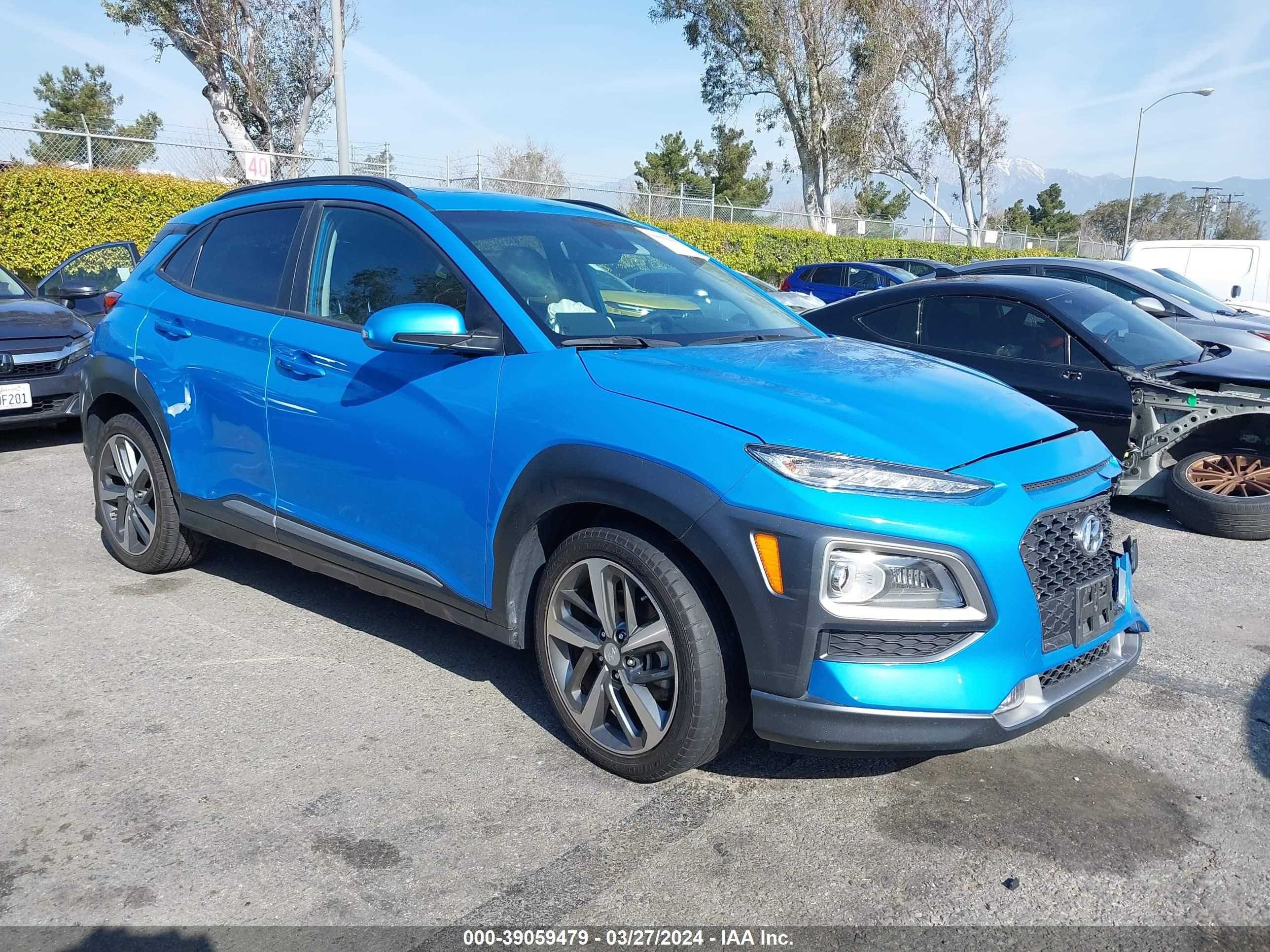 hyundai kona 2020 km8k33a58lu411487