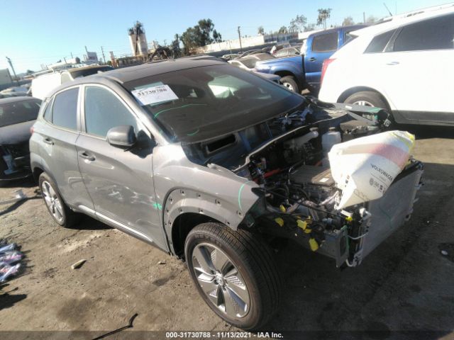 hyundai kona ev 2021 km8k33ag4mu123212