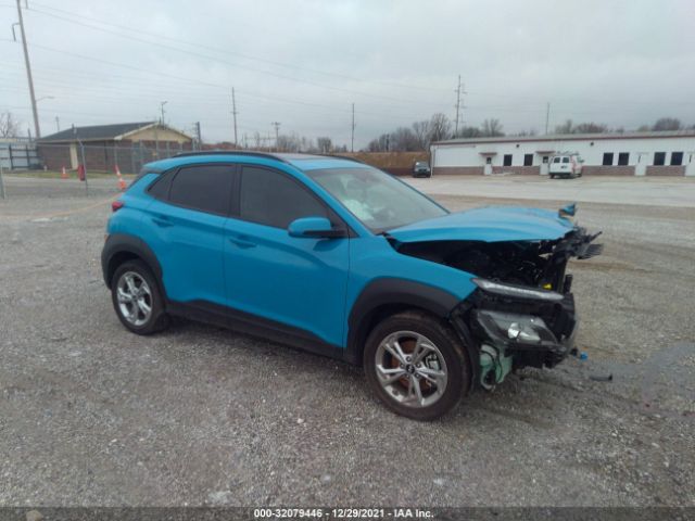 hyundai kona 2022 km8k3cab0nu786458