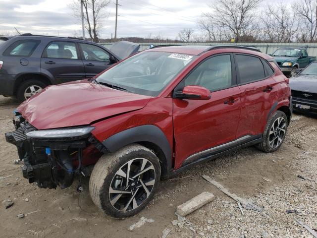 hyundai kona limit 2022 km8k53a3xnu915244