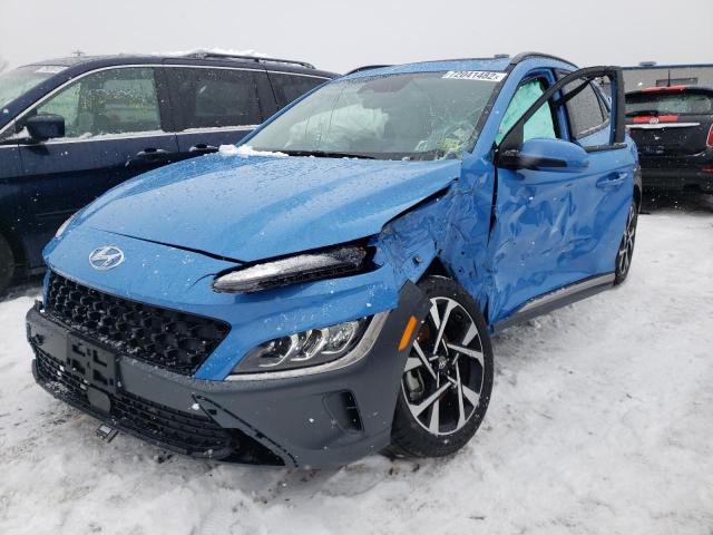 hyundai kona limit 2022 km8k5ca37nu878122