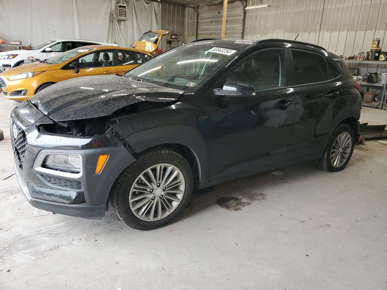 hyundai kona 2018 km8k6caa1ju178649