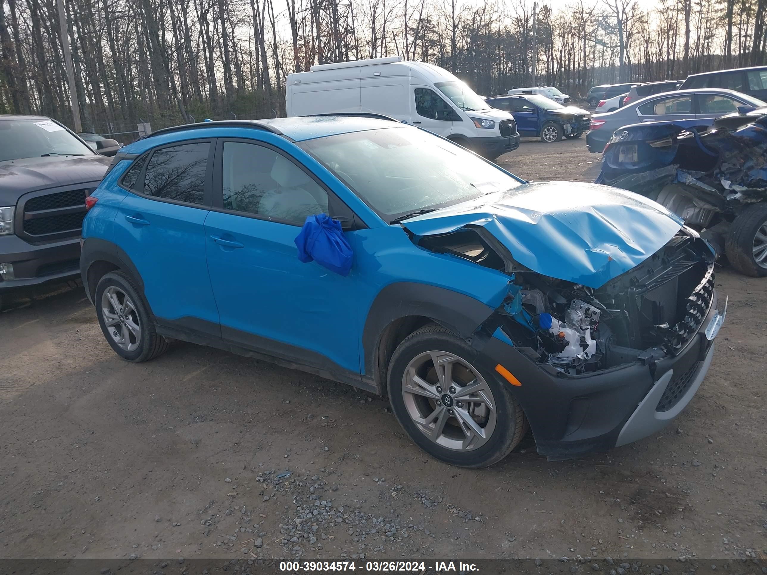 hyundai kona 2023 km8k6cab9pu982389