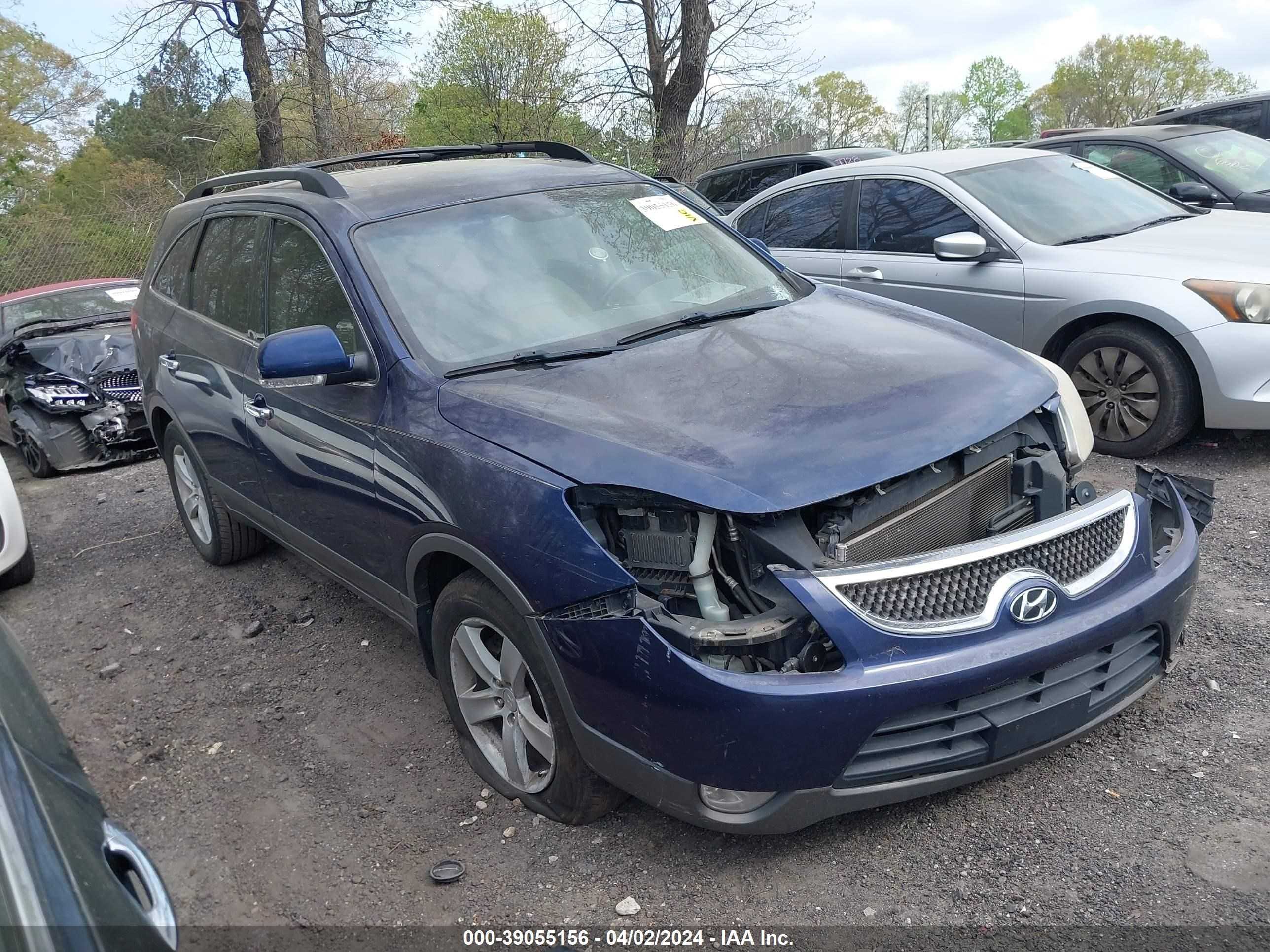 hyundai veracruz 2007 km8nu13c37u018786