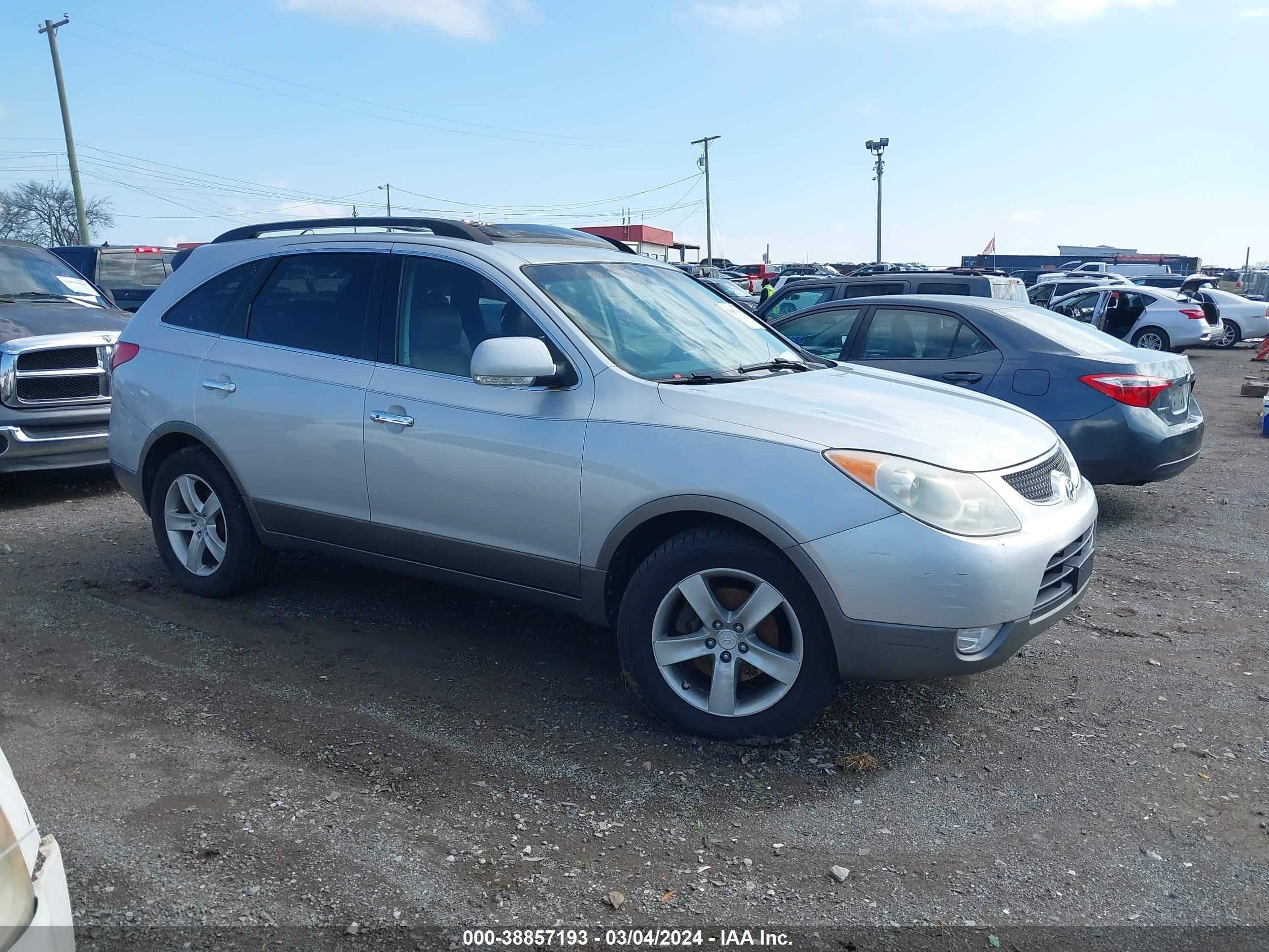 hyundai veracruz 2007 km8nu13c470025729