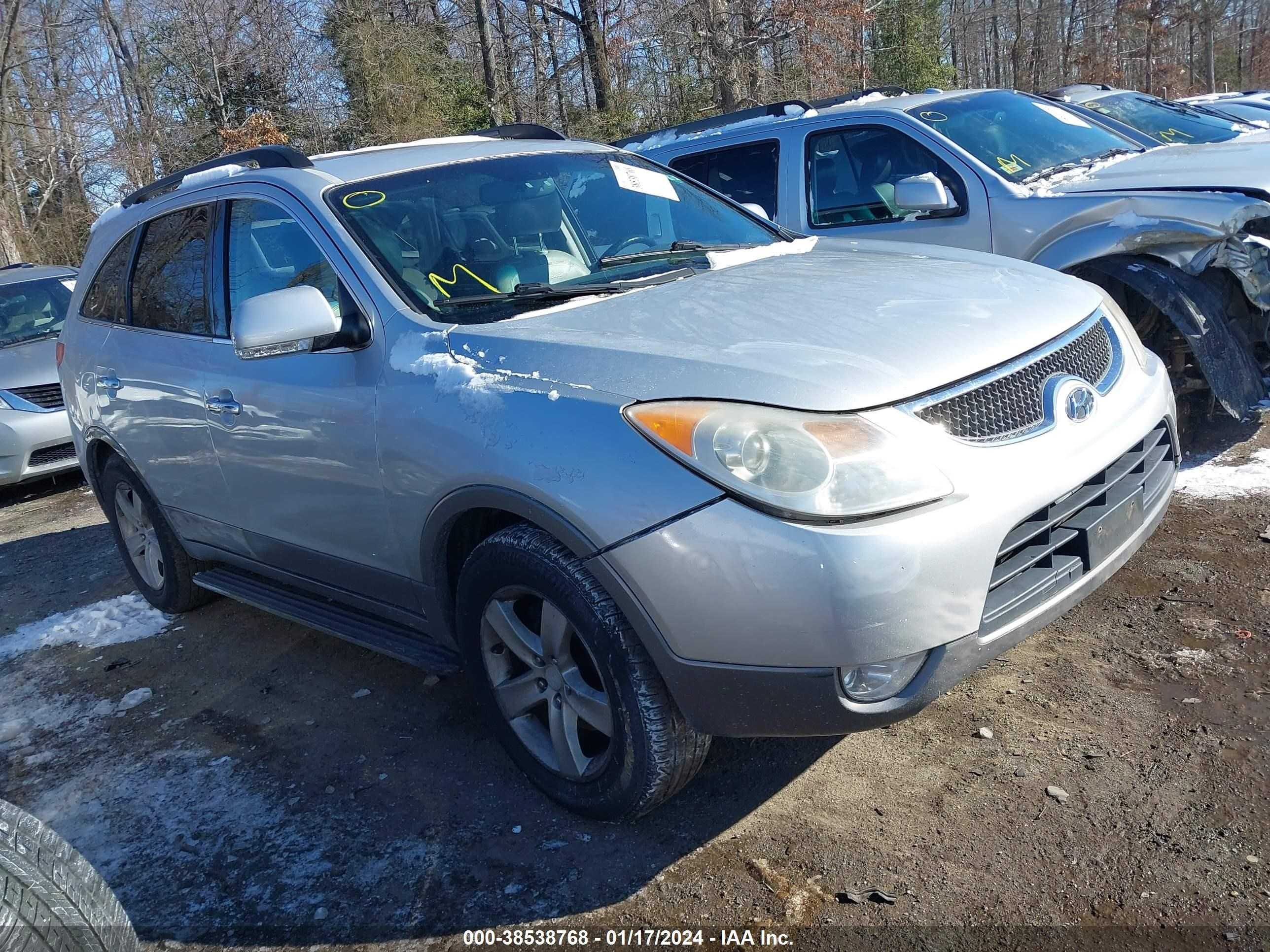 hyundai veracruz 2007 km8nu13c67u022623