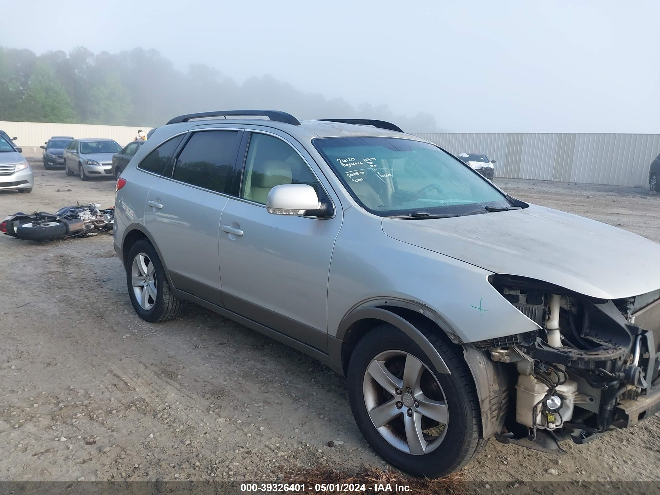 hyundai veracruz 2007 km8nu13c87u022624