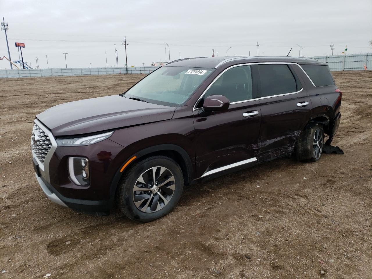 hyundai palisade 2021 km8r2dhe7mu330432