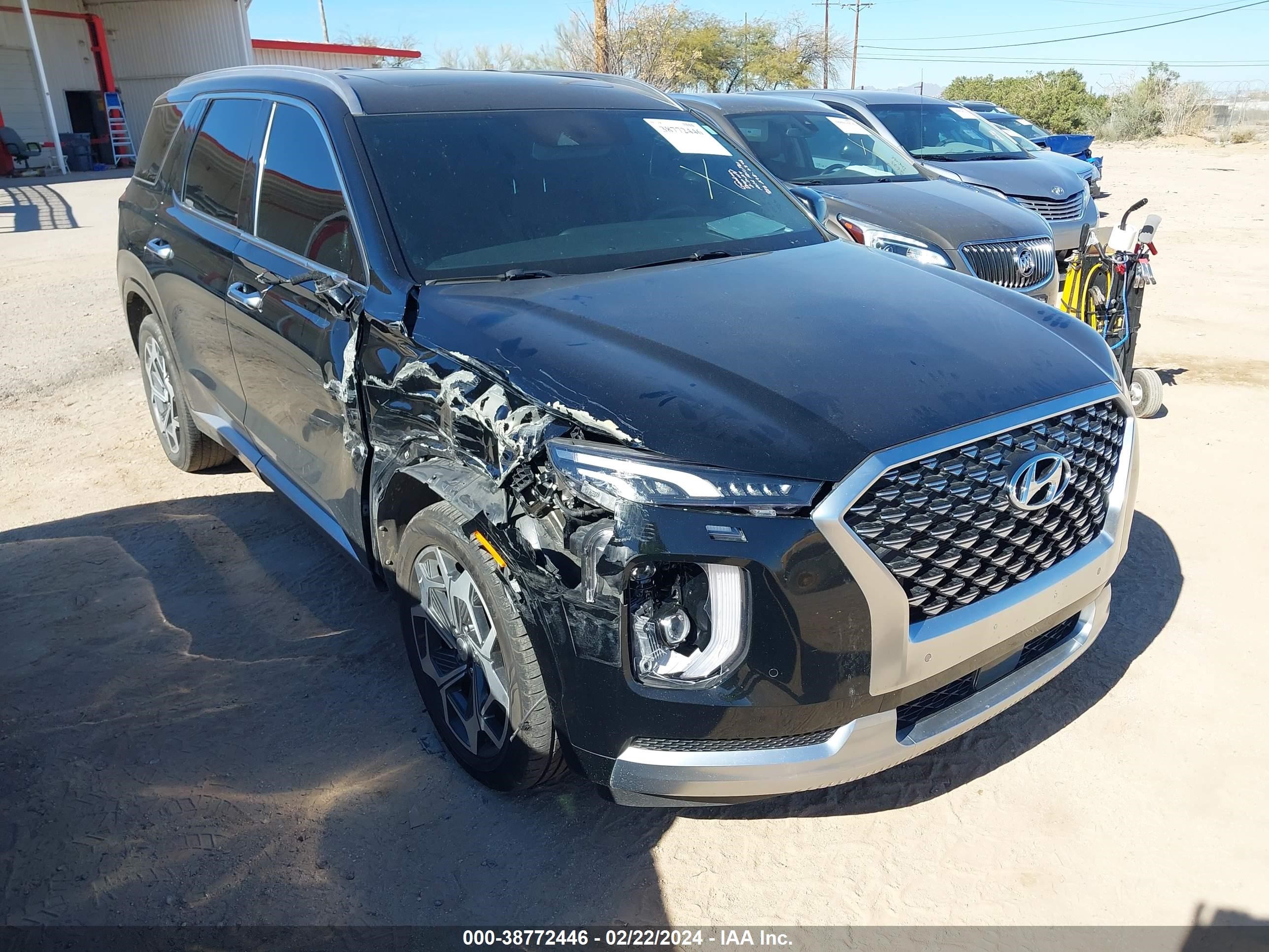 hyundai palisade 2021 km8r74he4mu267209