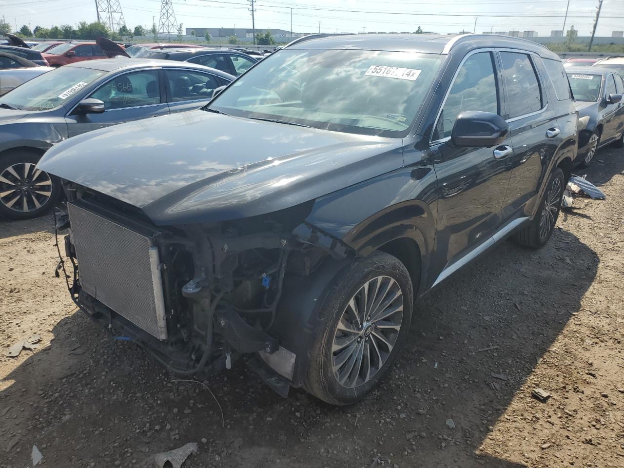 hyundai palisade 2023 km8r7dge2pu514569