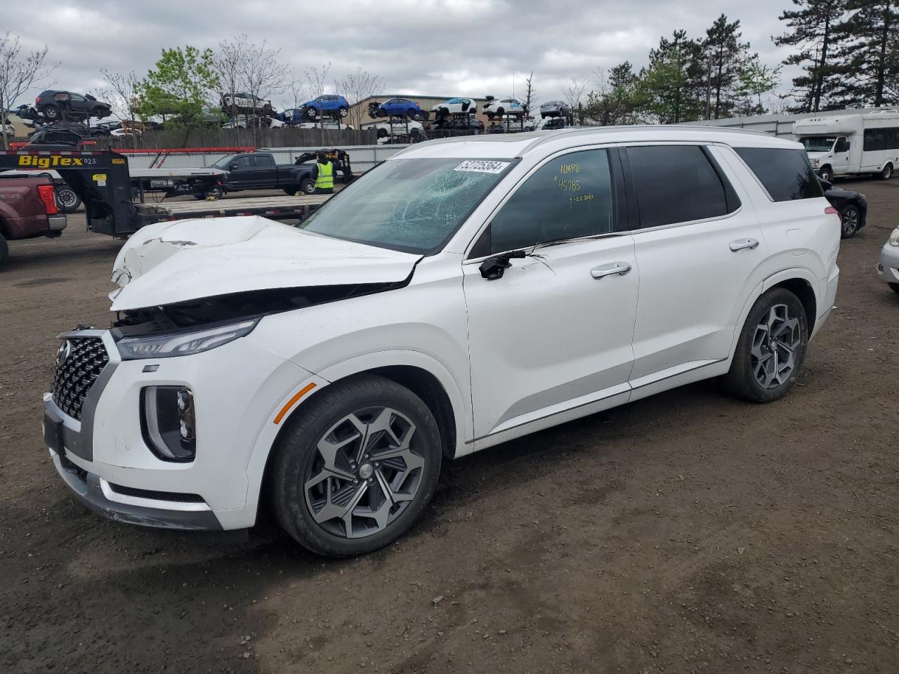 hyundai palisade 2021 km8r7dhe7mu277605