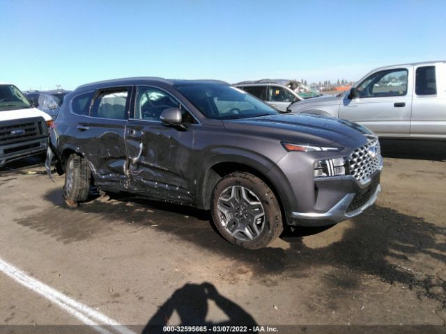 hyundai santa fe hybrid 2021 km8s3da10mu003862