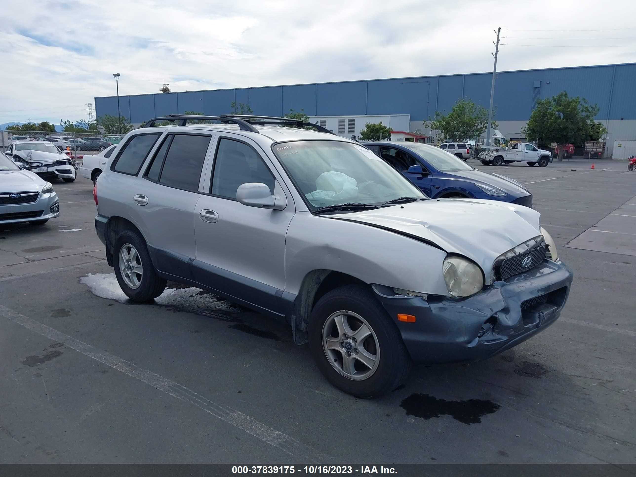 hyundai santa fe 2003 km8sb12b03u392929