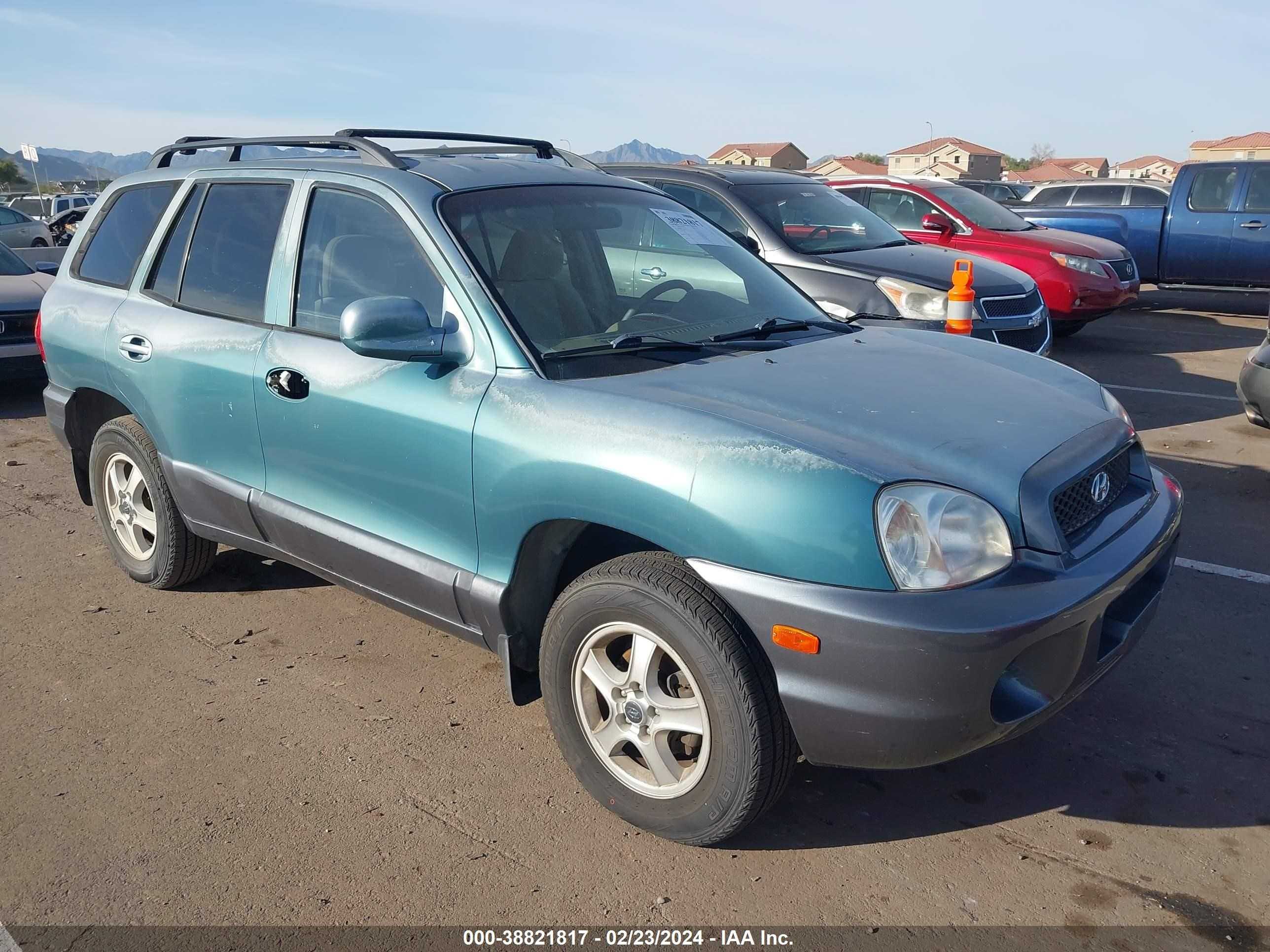 hyundai santa fe 2002 km8sb12b22u314781