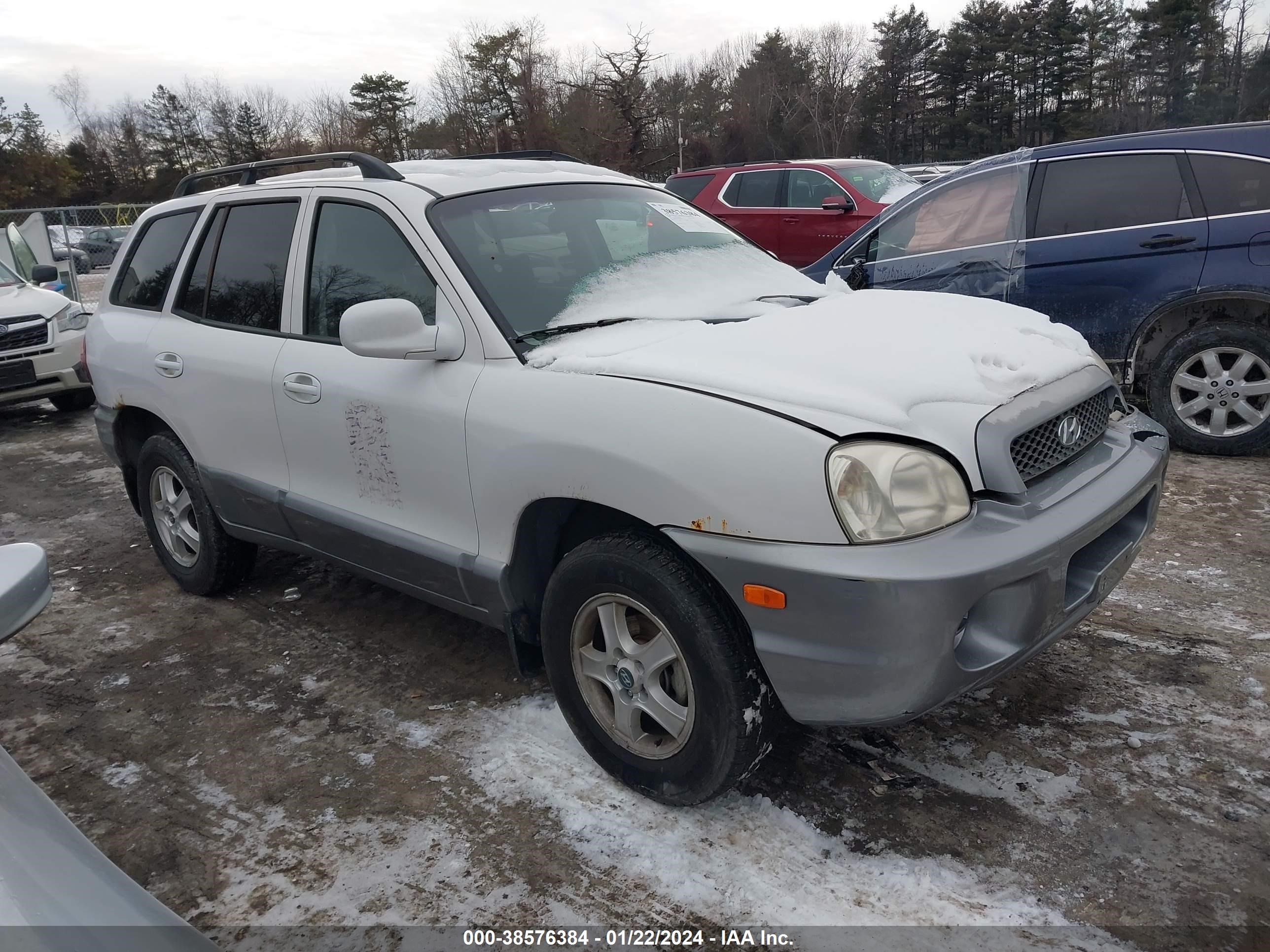 hyundai santa fe 2004 km8sb12bx4u569469