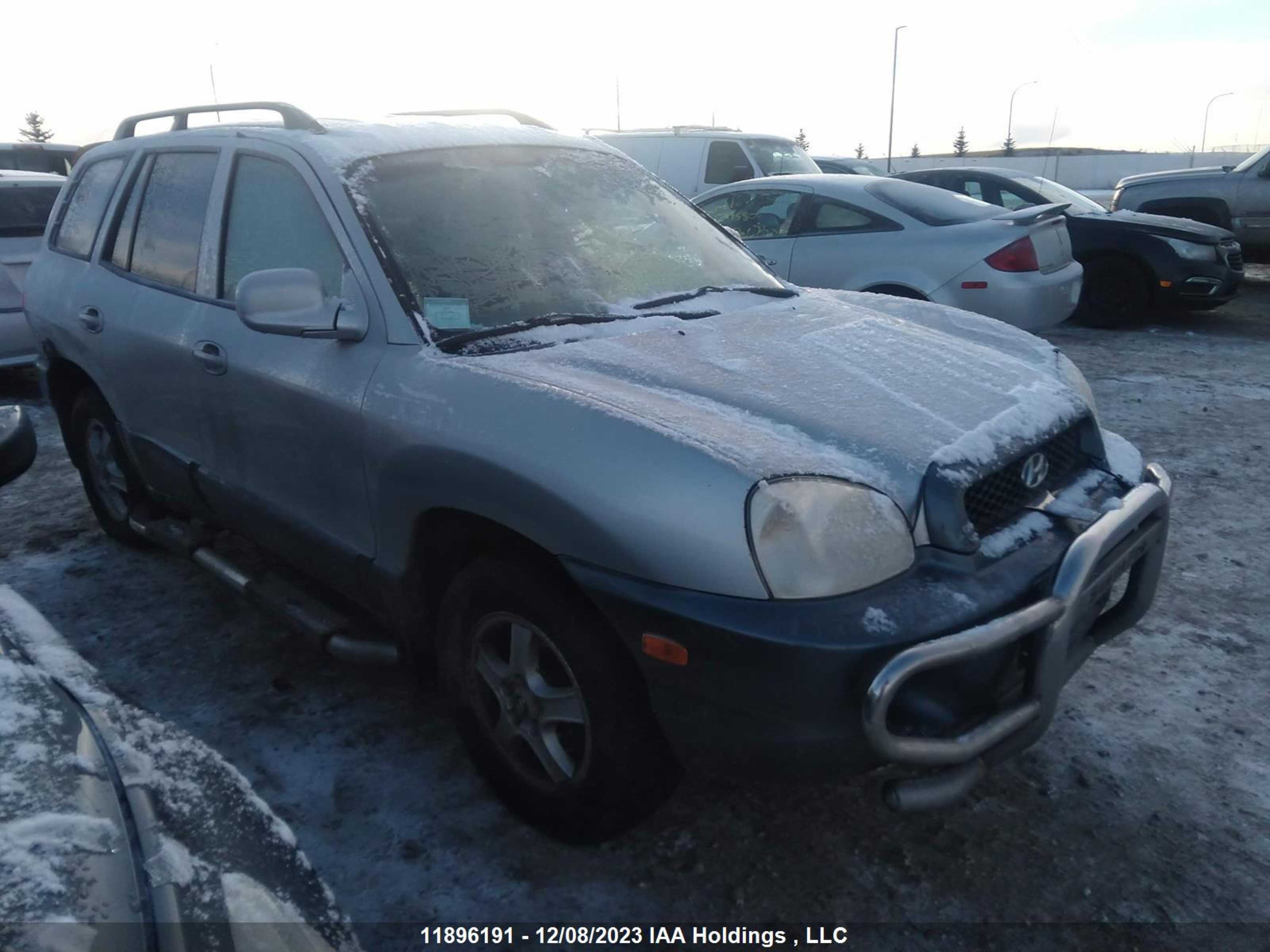 hyundai santa fe 2004 km8sb73d14u829955