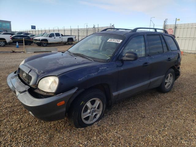 hyundai santa fe 2004 km8sb73d44u734967