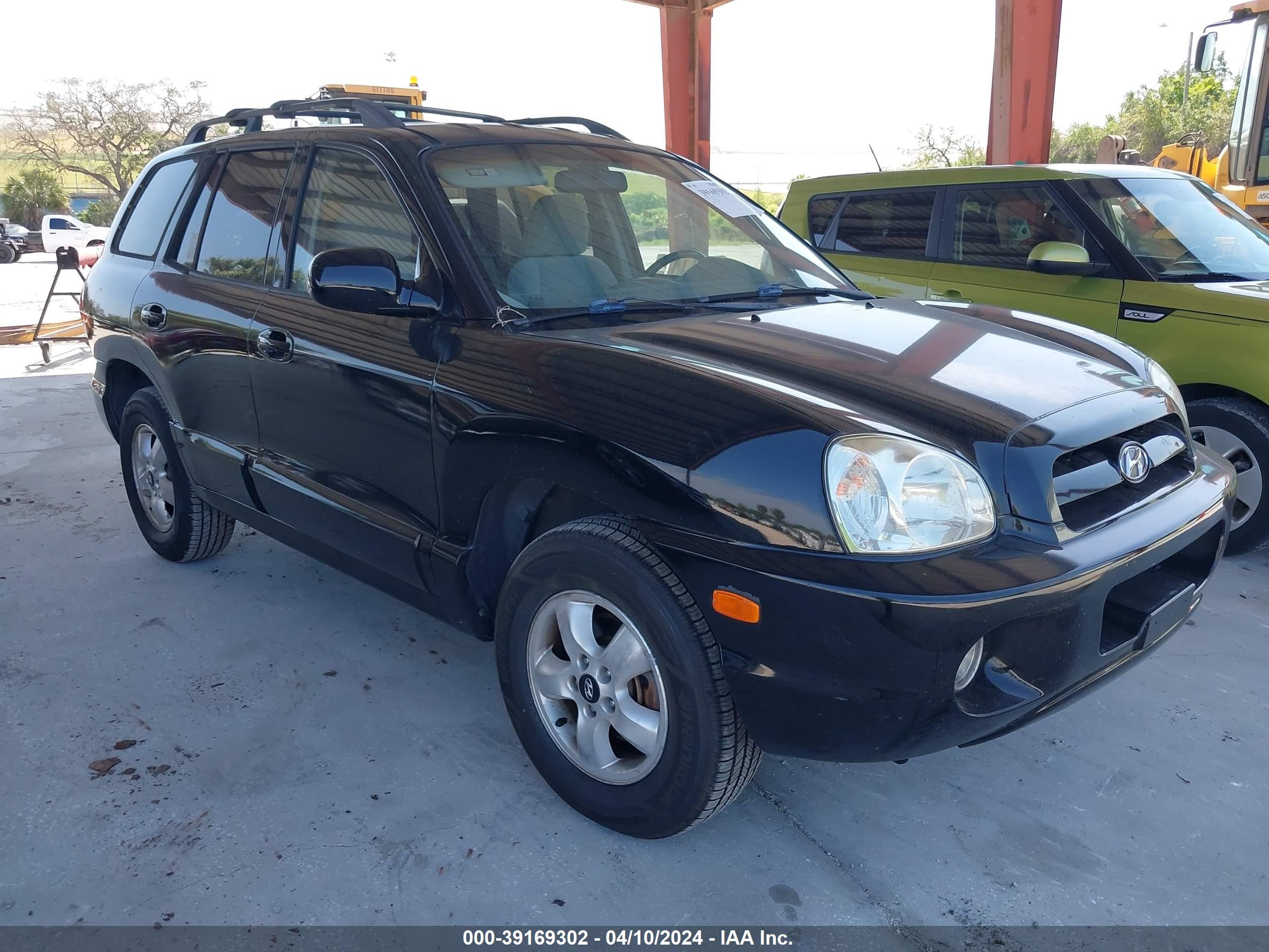 hyundai santa fe 2005 km8sc13d05u900493