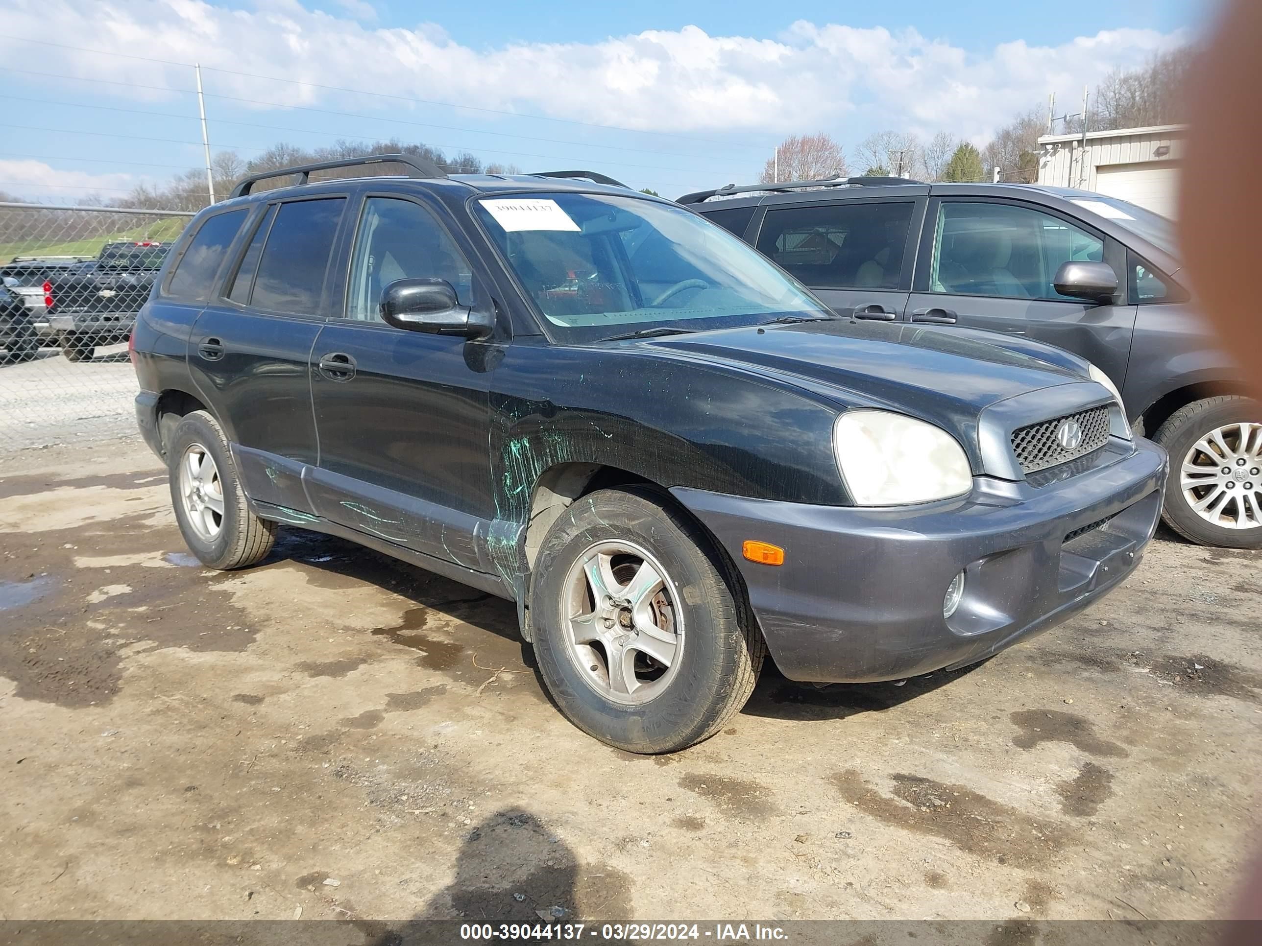 hyundai santa fe 2003 km8sc13d13u351609