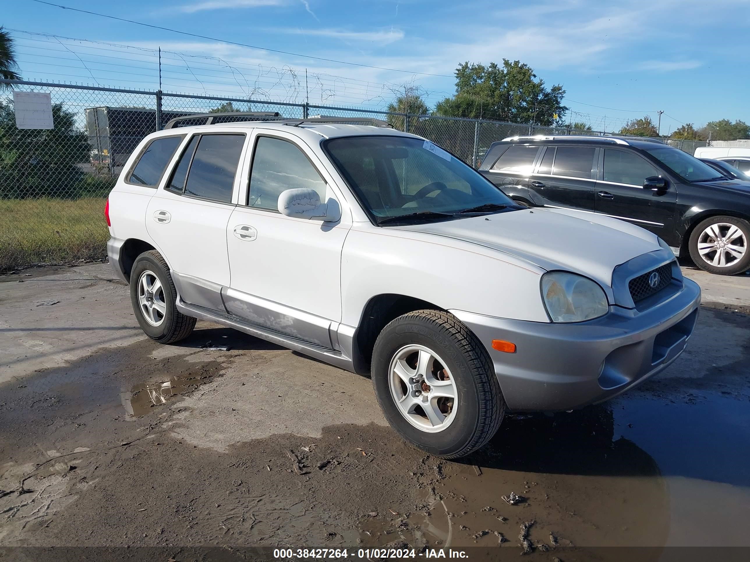 hyundai santa fe 2003 km8sc13d13u553401