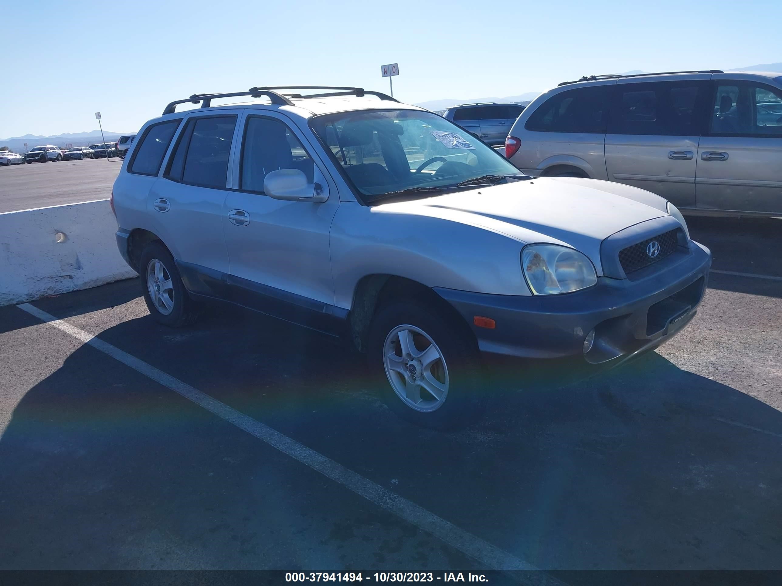 hyundai santa fe 2004 km8sc13d14u570958