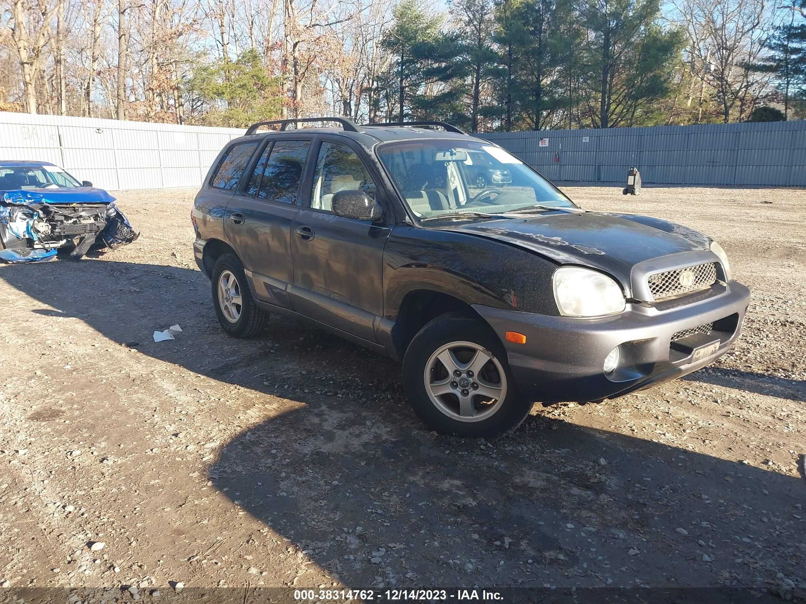 hyundai santa fe 2004 km8sc13d14u662071