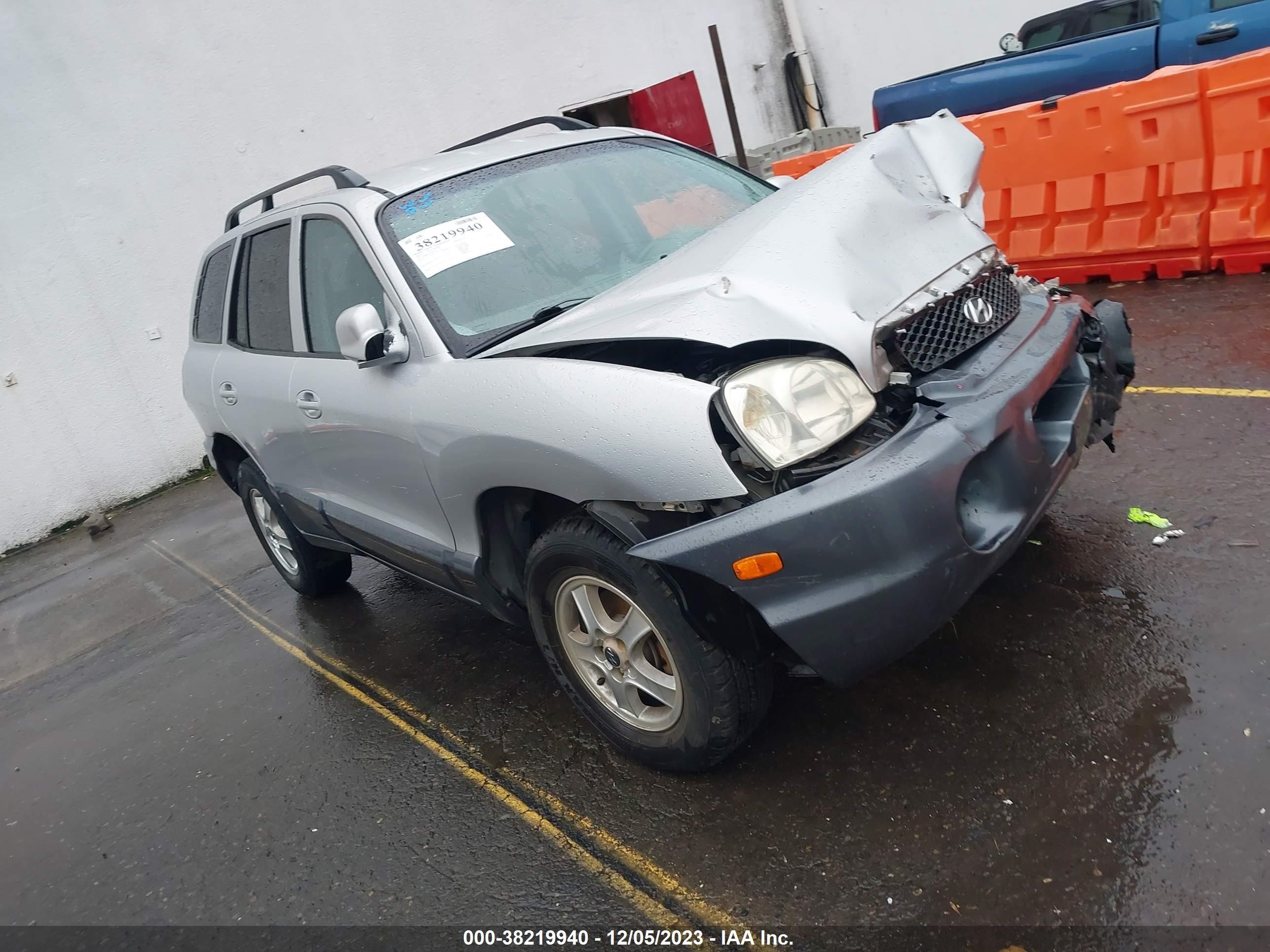 hyundai santa fe 2003 km8sc13d23u411512