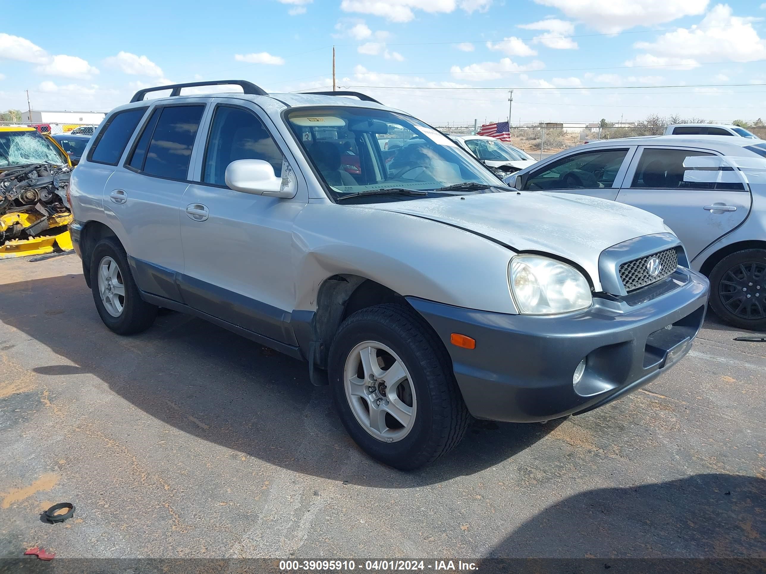 hyundai santa fe 2002 km8sc13d32u308971