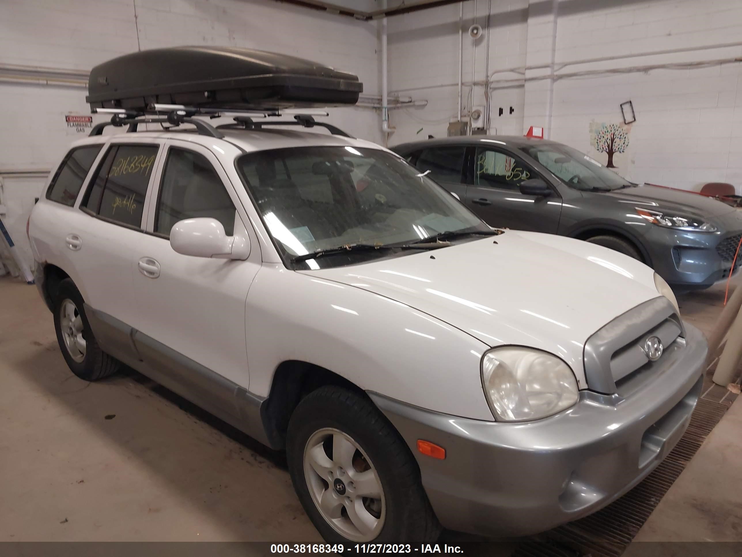 hyundai santa fe 2005 km8sc13d35u936467