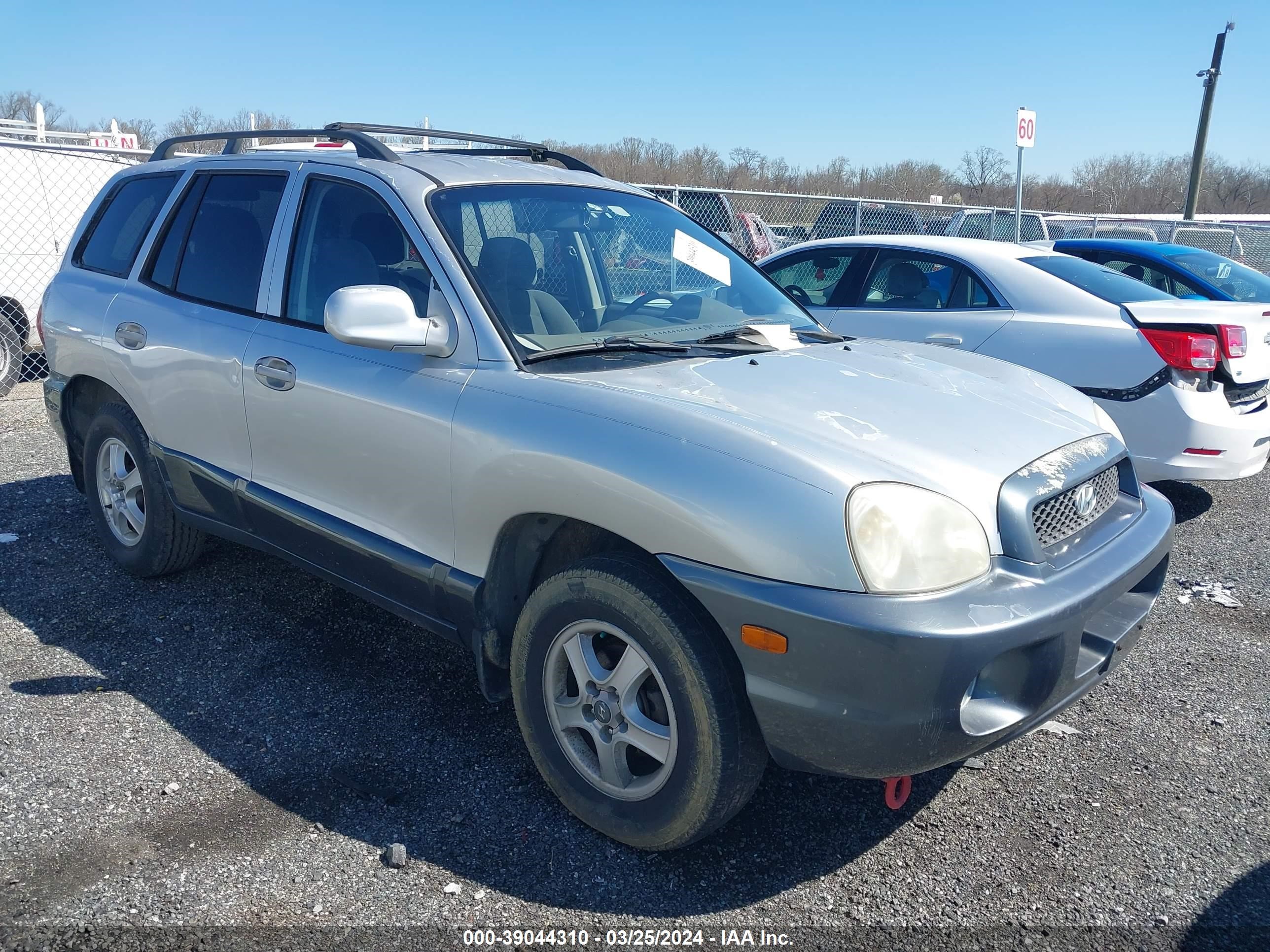 hyundai santa fe 2002 km8sc13d42u251132