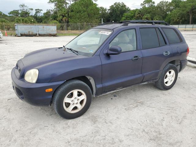 hyundai santa fe 2004 km8sc13d44u709478