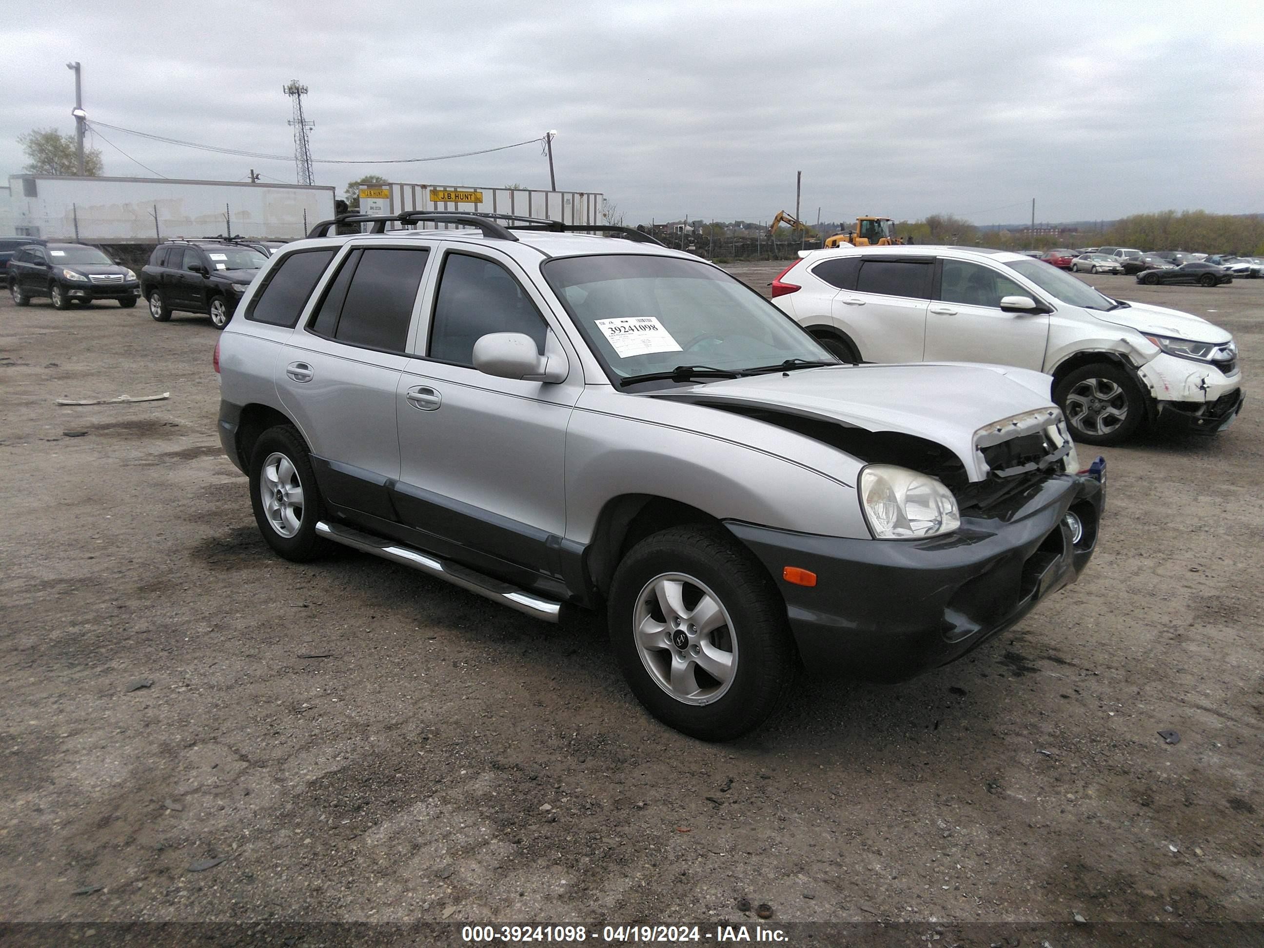 hyundai santa fe 2005 km8sc13d45u975679