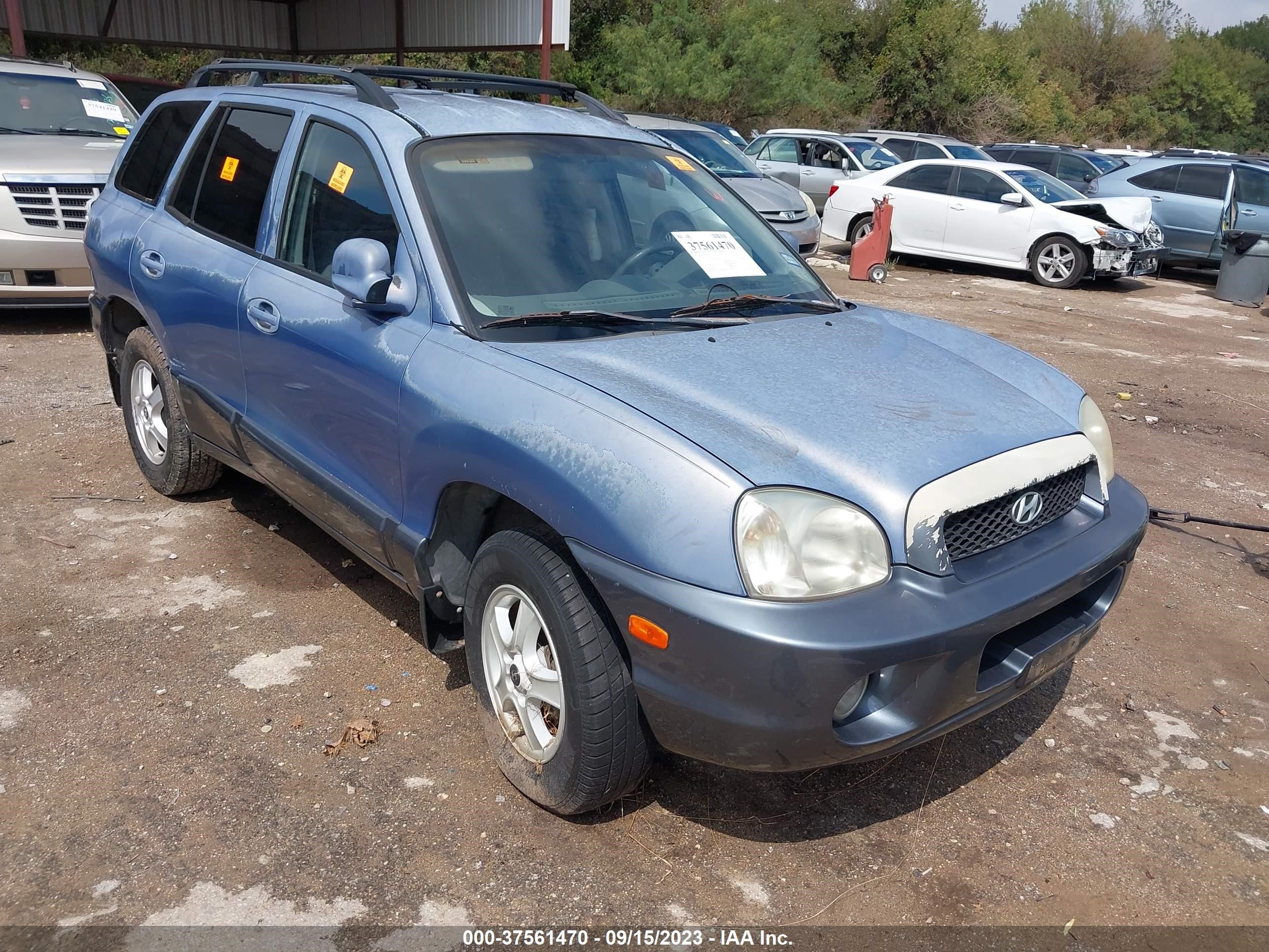 hyundai santa fe 2002 km8sc13d62u223042